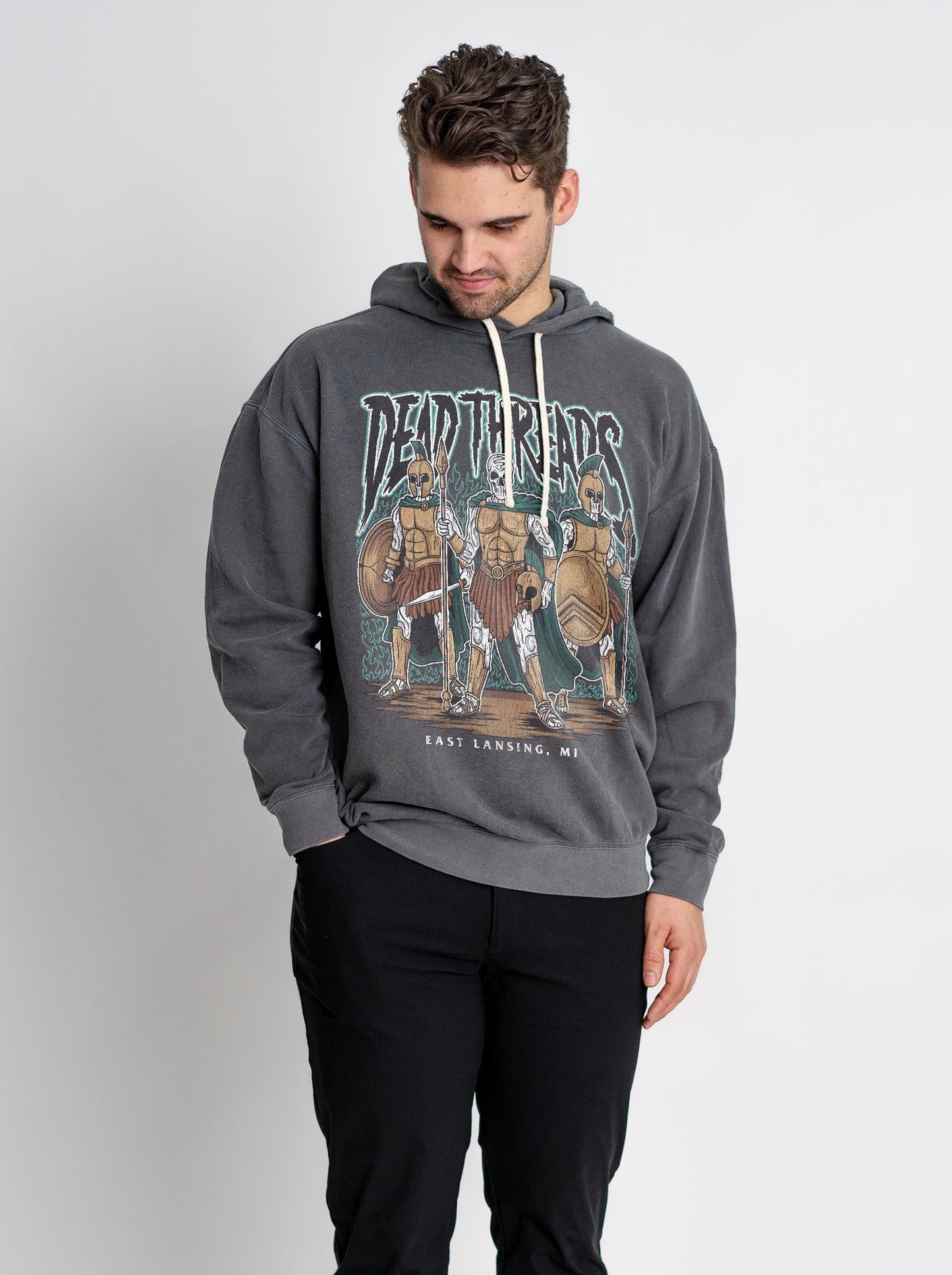 EAST LANSING v1 - LIGHTWEIGHT HOODIE – Hoodie – Dead Threads Apparel