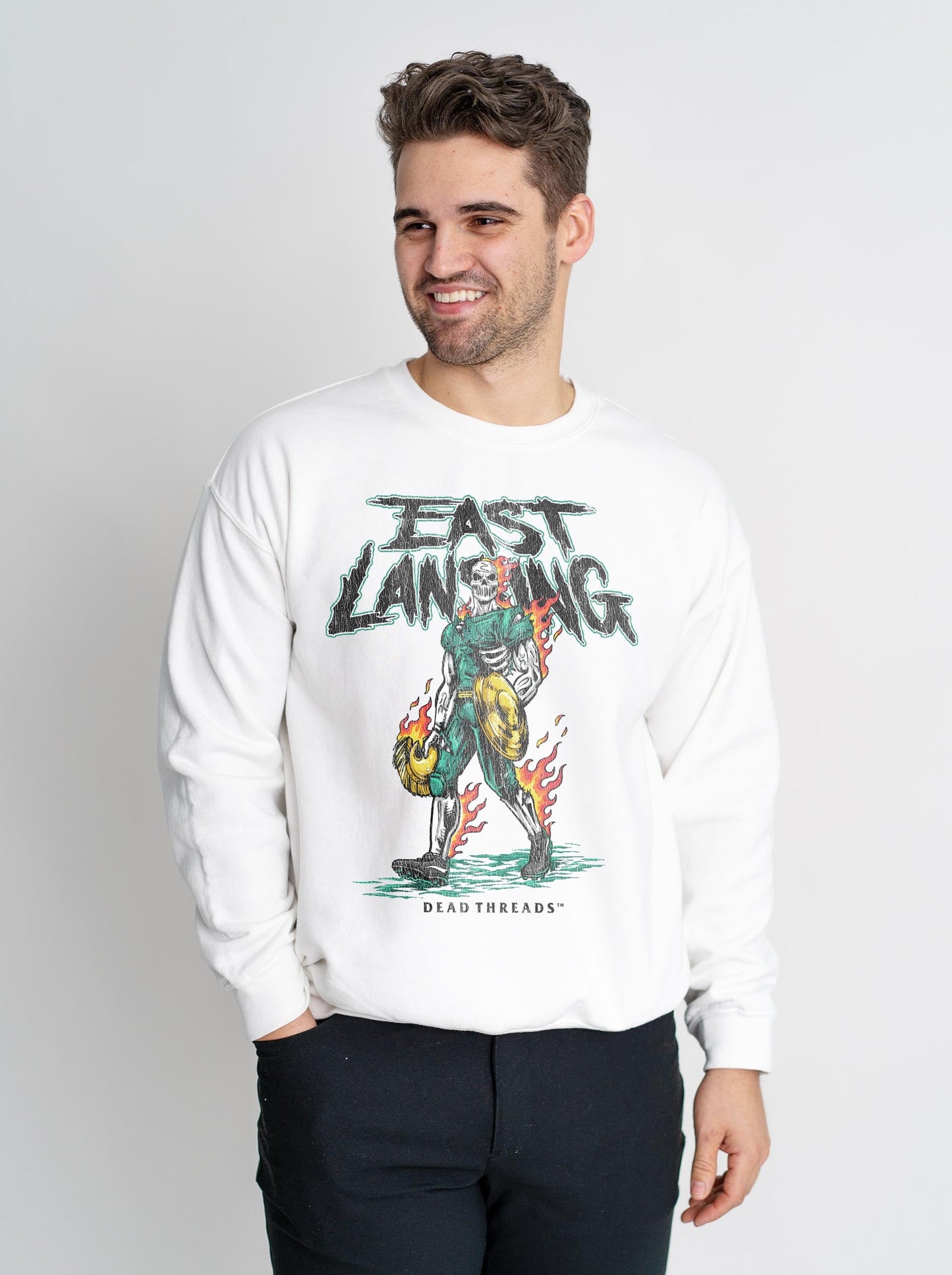 EAST LANSING v2 CREWNECK SWEATSHIRT – Sweatshirt – Dead Threads Apparel