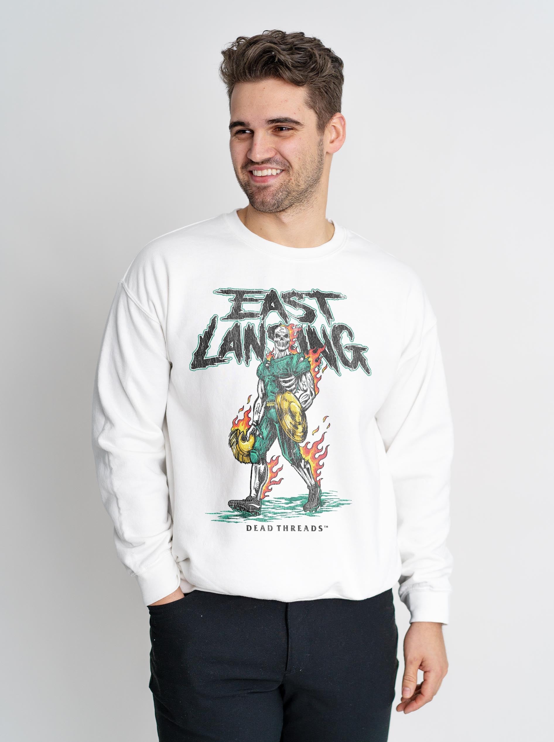 EAST LANSING v2 CREWNECK SWEATSHIRT – Sweatshirt – Dead Threads Apparel
