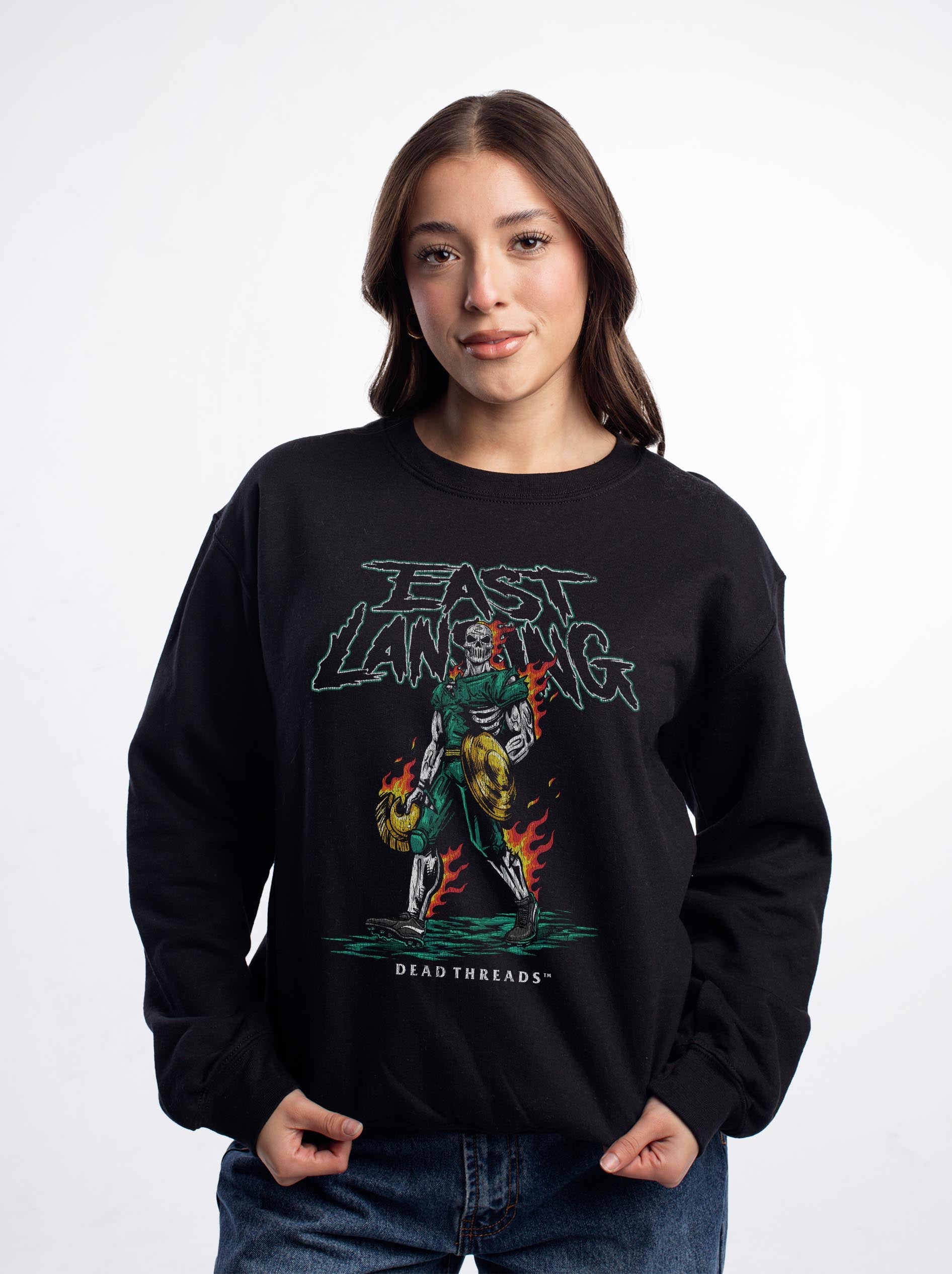EAST LANSING v2 CREWNECK SWEATSHIRT – Sweatshirt – Dead Threads Apparel