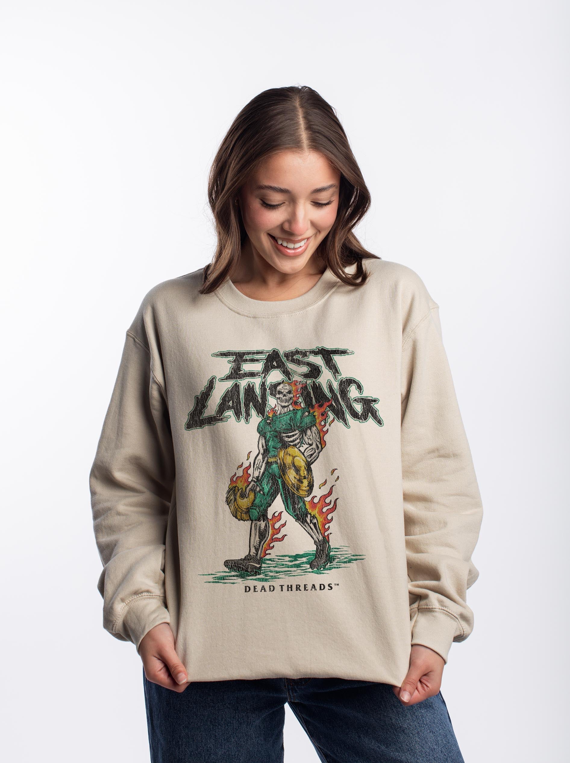 EAST LANSING v2 CREWNECK SWEATSHIRT – Sweatshirt – Dead Threads Apparel