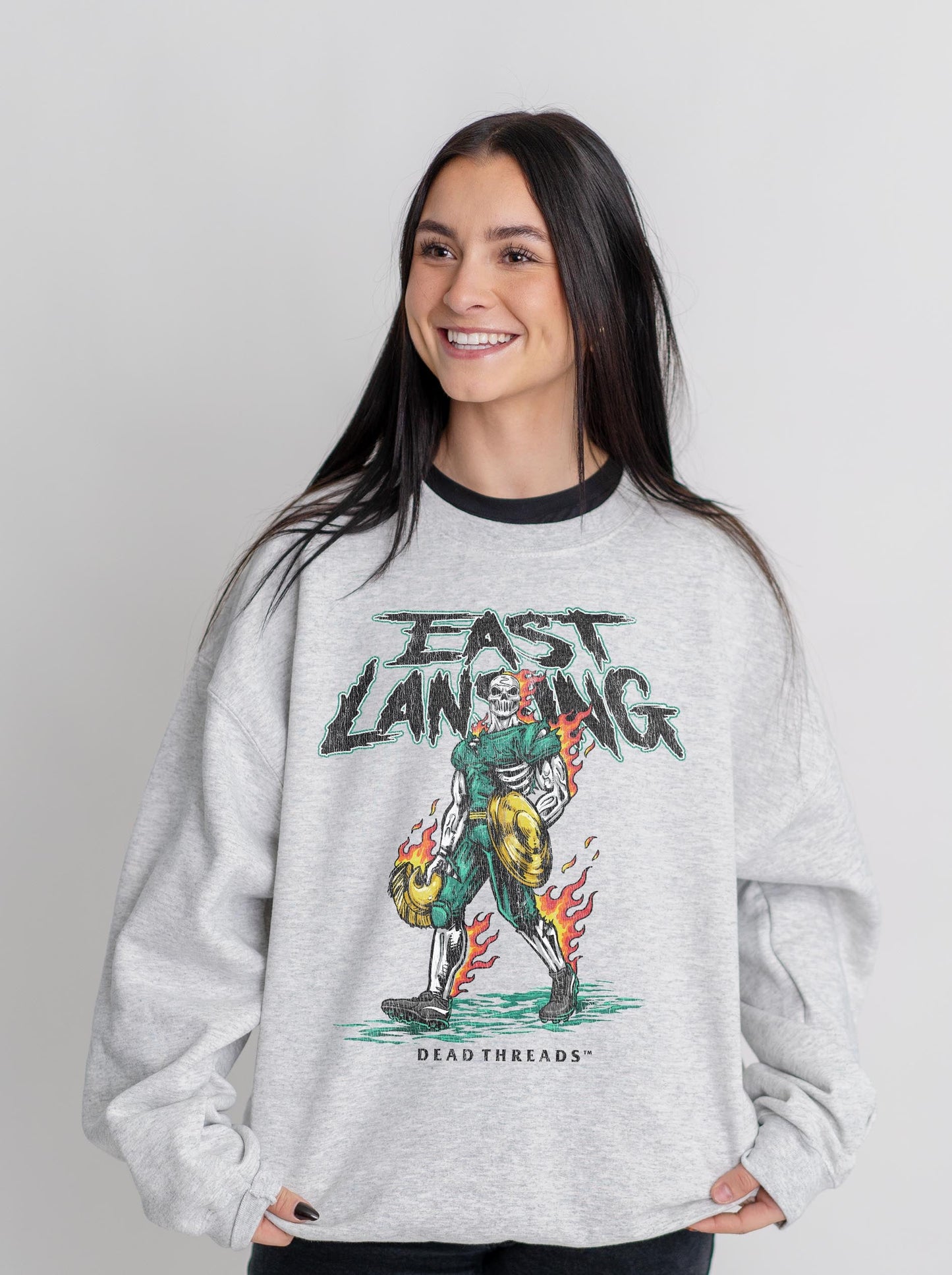 EAST LANSING v2 CREWNECK SWEATSHIRT – Sweatshirt – Dead Threads Apparel