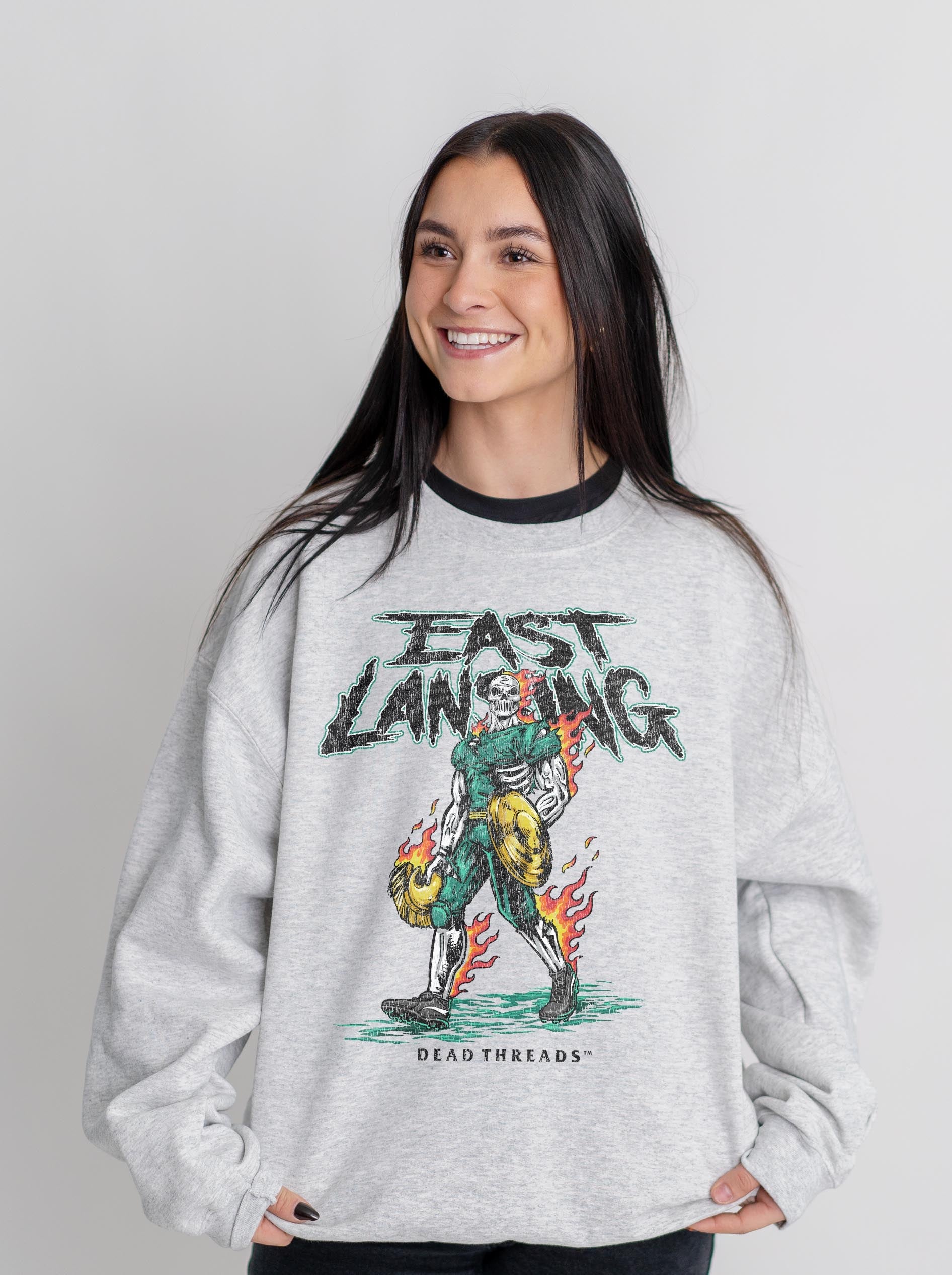 EAST LANSING v2 CREWNECK SWEATSHIRT – Sweatshirt – Dead Threads Apparel