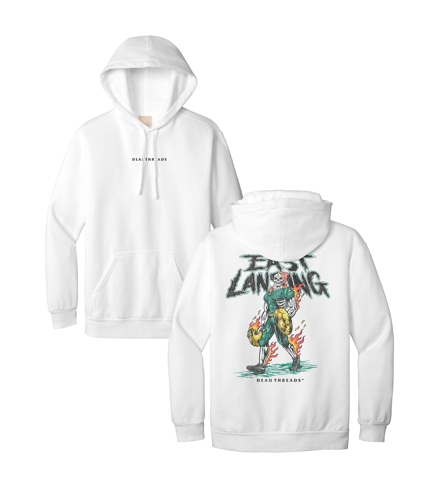 EAST LANSING v2 - “DT ESSENTIAL" HOODIE – Hoodie – Dead Threads Apparel