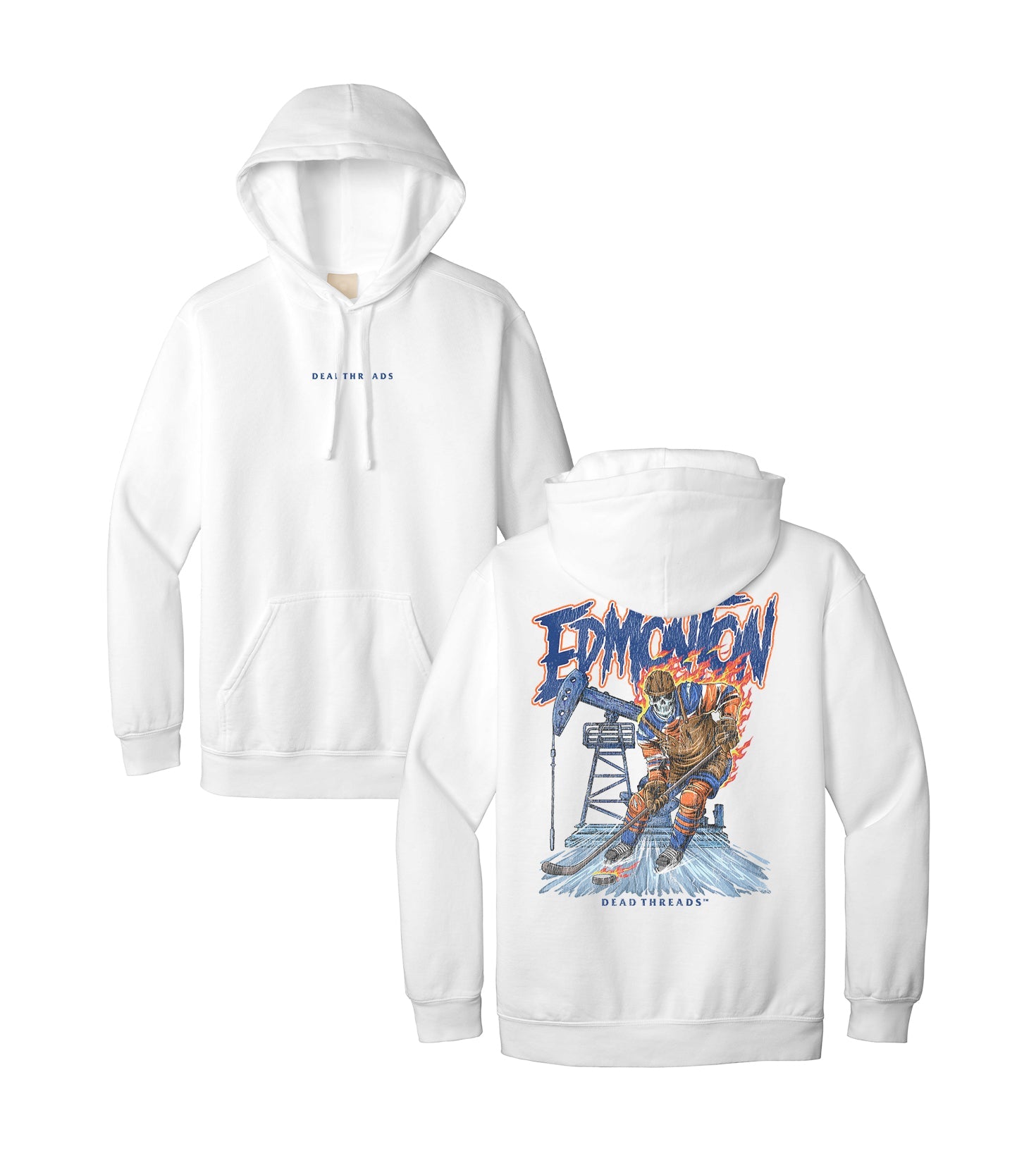 EDMONTON HOCKEY - “DT ESSENTIAL" HOODIE – Hoodie – Dead Threads Apparel