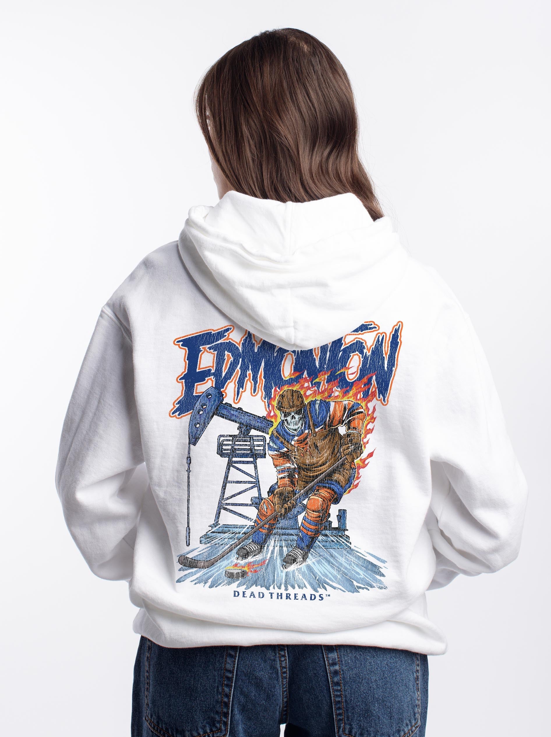 EDMONTON HOCKEY - “DT ESSENTIAL" HOODIE – Hoodie – Dead Threads Apparel