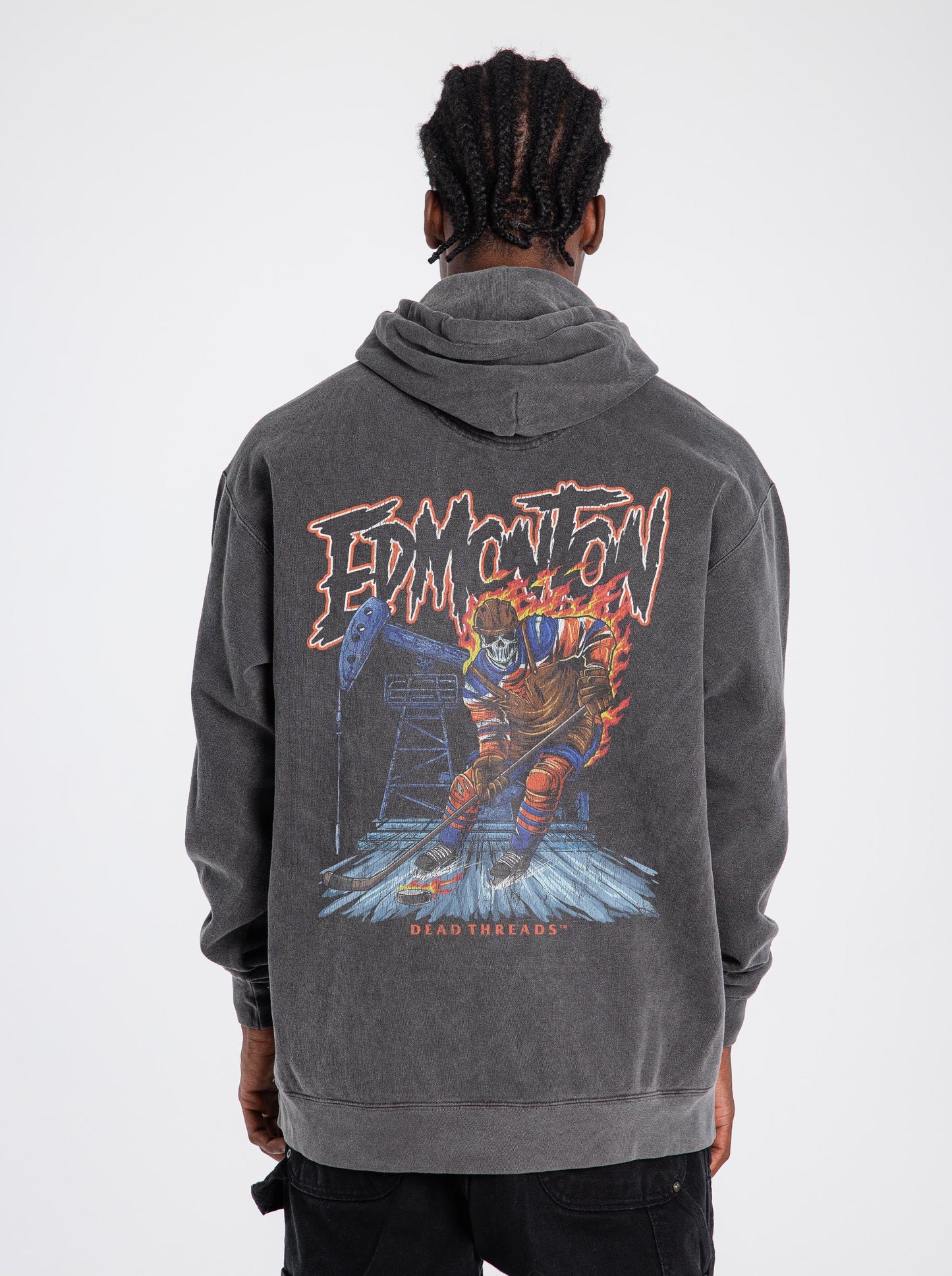 EDMONTON HOCKEY - “DT ESSENTIAL" HOODIE – Hoodie – Dead Threads Apparel