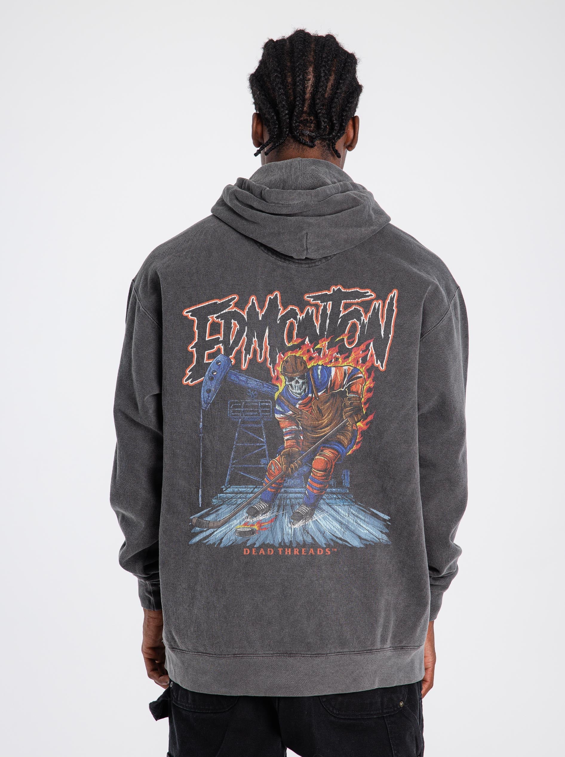 EDMONTON HOCKEY - “DT ESSENTIAL" HOODIE – Hoodie – Dead Threads Apparel
