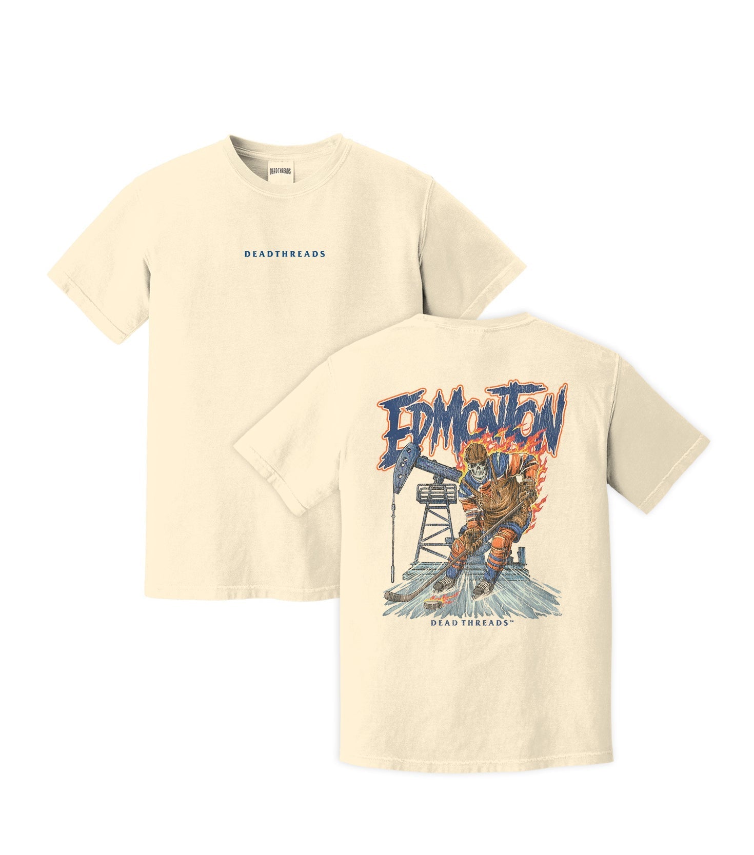 EDMONTON HOCKEY - “DT ESSENTIAL" PREMIUM T - SHIRT – T-Shirt – Dead Threads Apparel