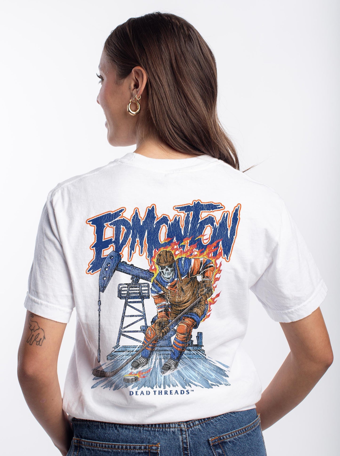 EDMONTON HOCKEY - “DT ESSENTIAL" PREMIUM T - SHIRT – T-Shirt – Dead Threads Apparel