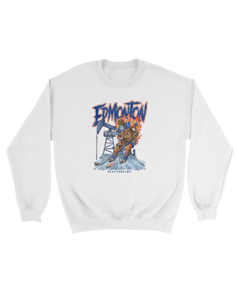 EDMONTON HOCKEY KIDS CREWNECK SWEATSHIRT – Kids clothes – Dead Threads Apparel