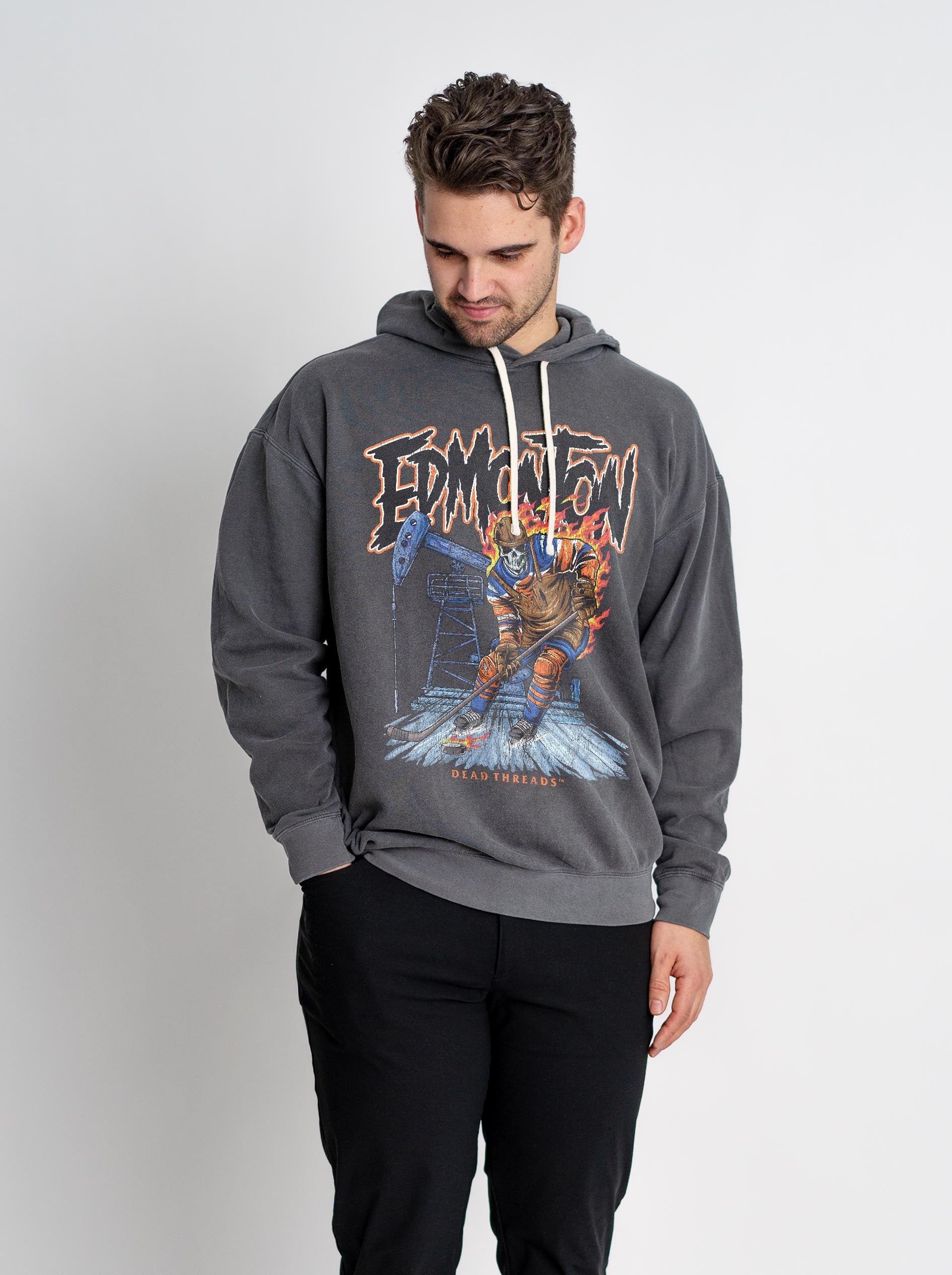 EDMONTON HOCKEY - LIGHTWEIGHT HOODIE – Lightweight – Dead Threads Apparel