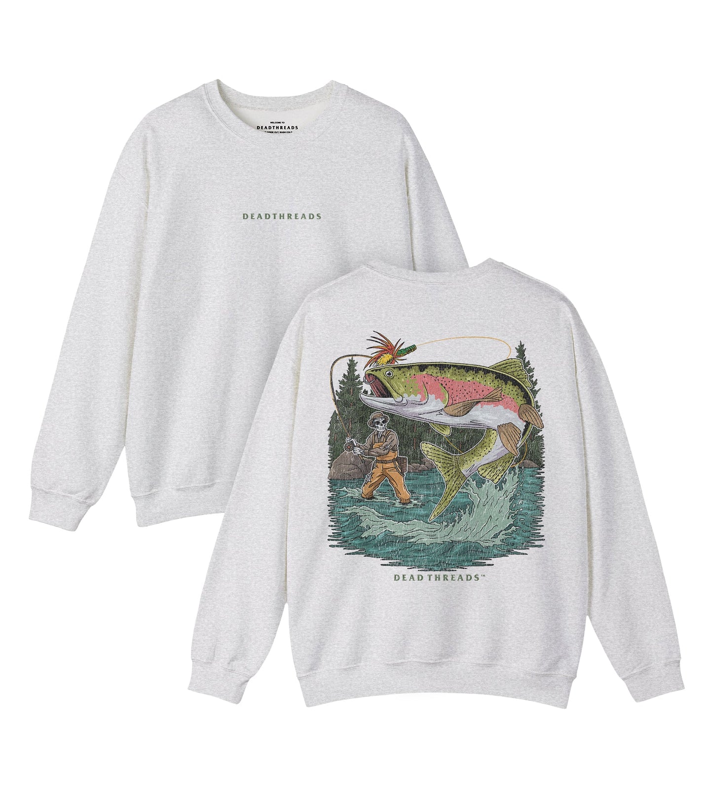 END OF THE RAINBOW - “DT ESSENTIAL" CREWNECK SWEATSHIRT – Sweatshirt – Dead Threads Apparel