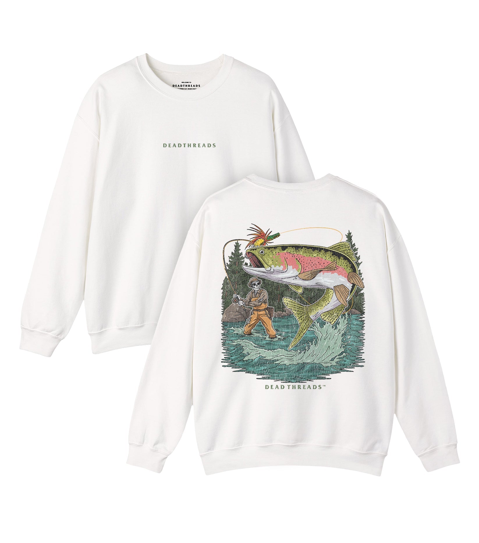 END OF THE RAINBOW - “DT ESSENTIAL" CREWNECK SWEATSHIRT – Sweatshirt – Dead Threads Apparel