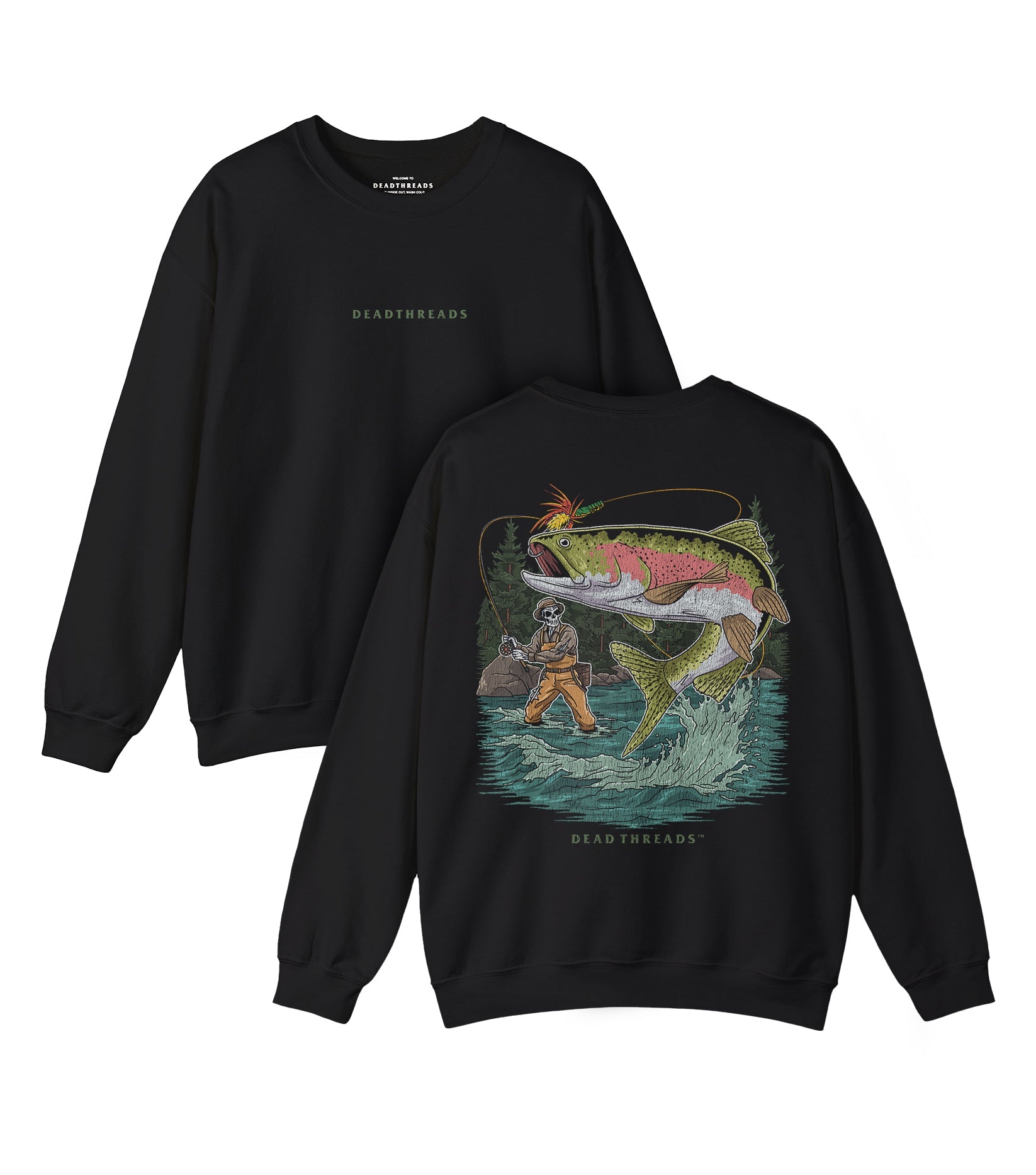 END OF THE RAINBOW - “DT ESSENTIAL" CREWNECK SWEATSHIRT – Sweatshirt – Dead Threads Apparel