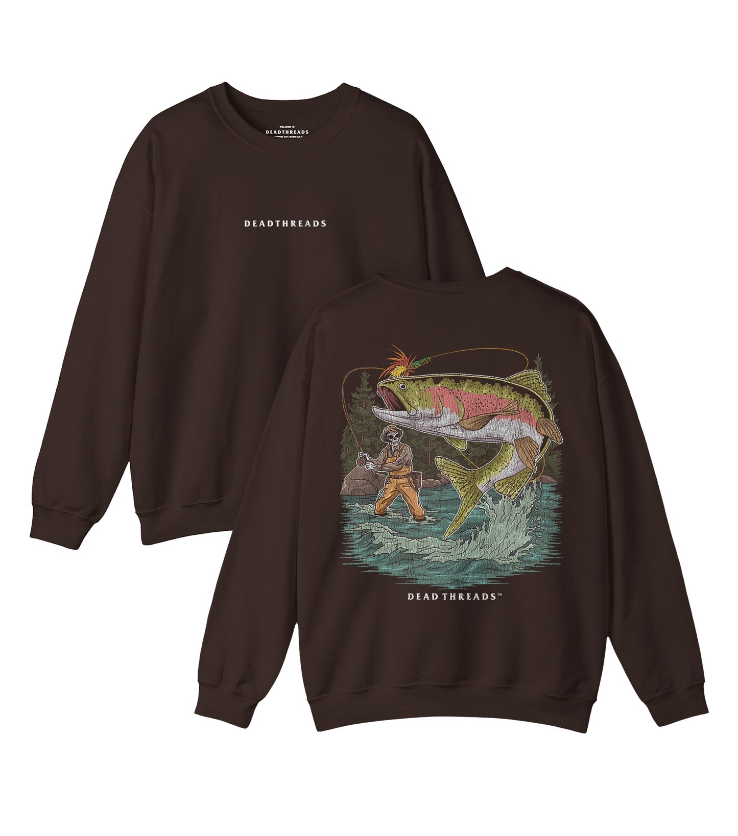 END OF THE RAINBOW - “DT ESSENTIAL" CREWNECK SWEATSHIRT – Sweatshirt – Dead Threads Apparel
