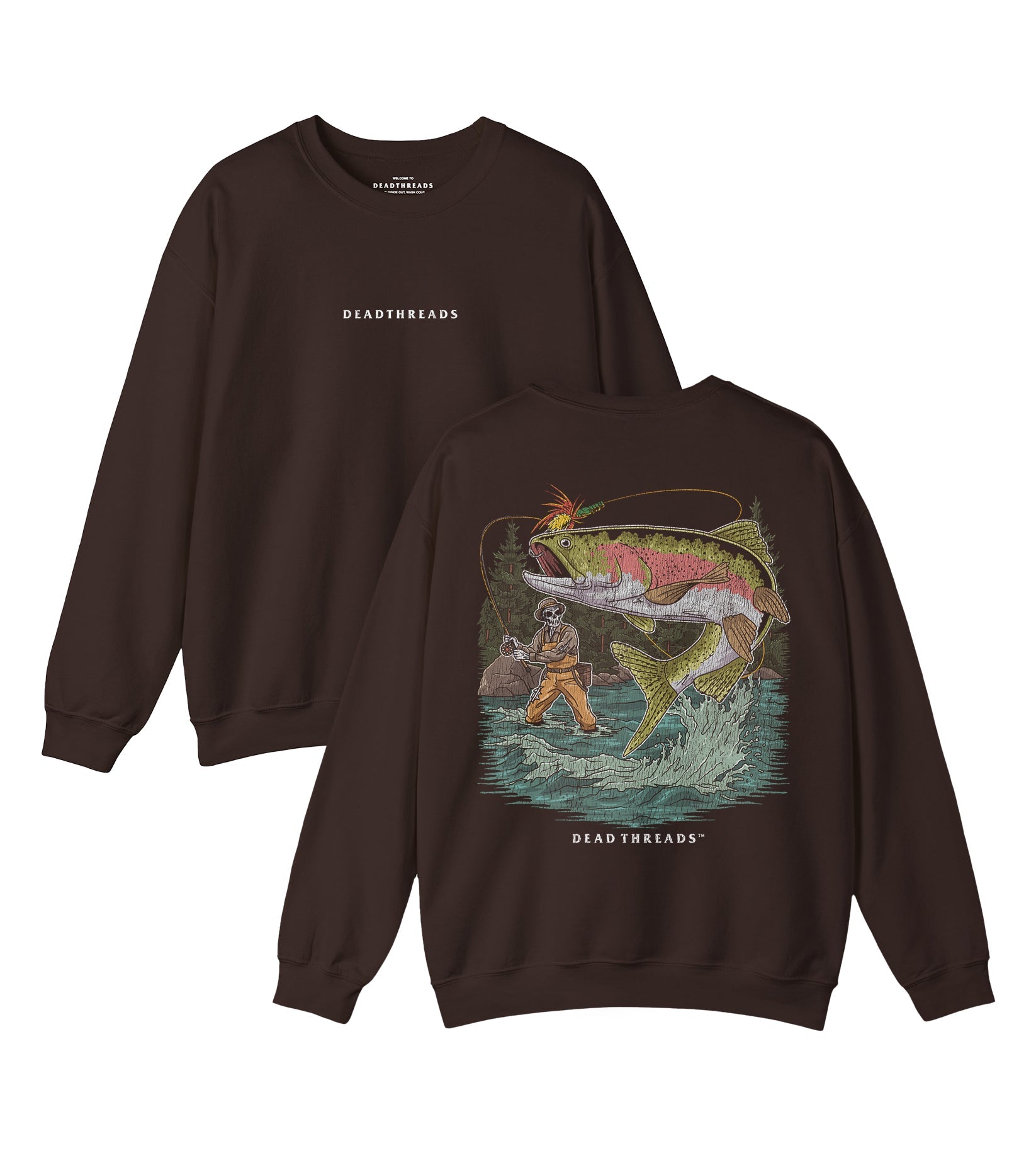 END OF THE RAINBOW - “DT ESSENTIAL" CREWNECK SWEATSHIRT – Sweatshirt – Dead Threads Apparel