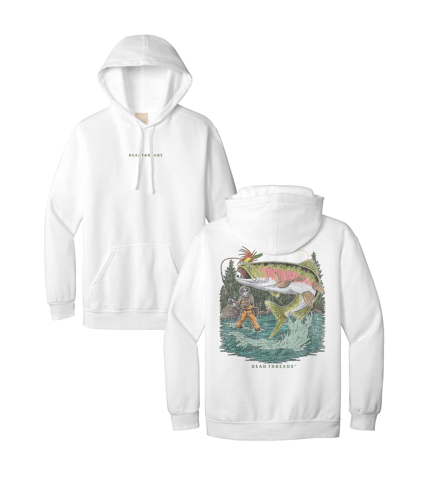 END OF THE RAINBOW - “DT ESSENTIAL" HOODIE – Hoodie – Dead Threads Apparel