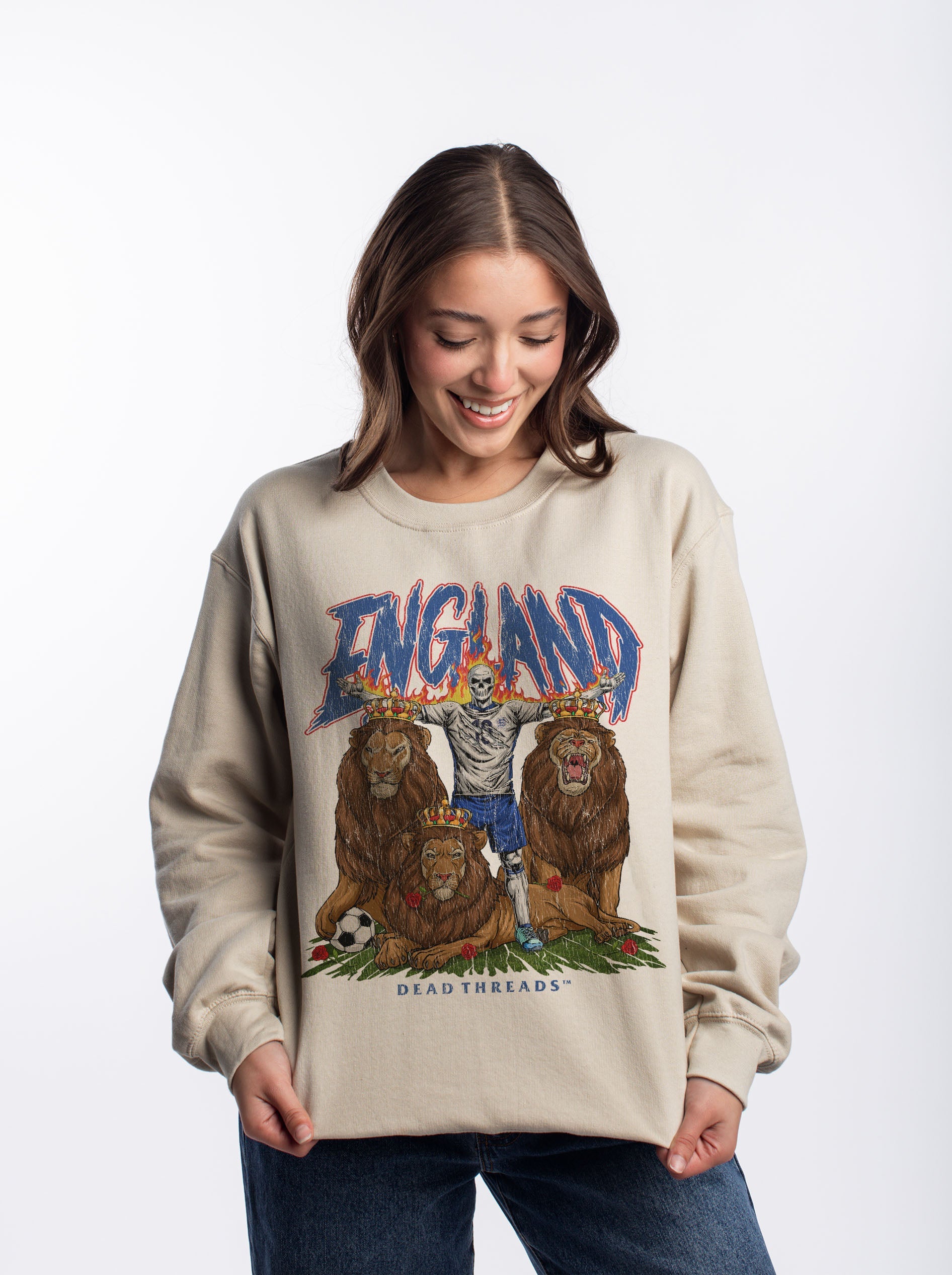 ENGLAND SOCCER CREWNECK SWEATSHIRT – Sweatshirt – Dead Threads Apparel