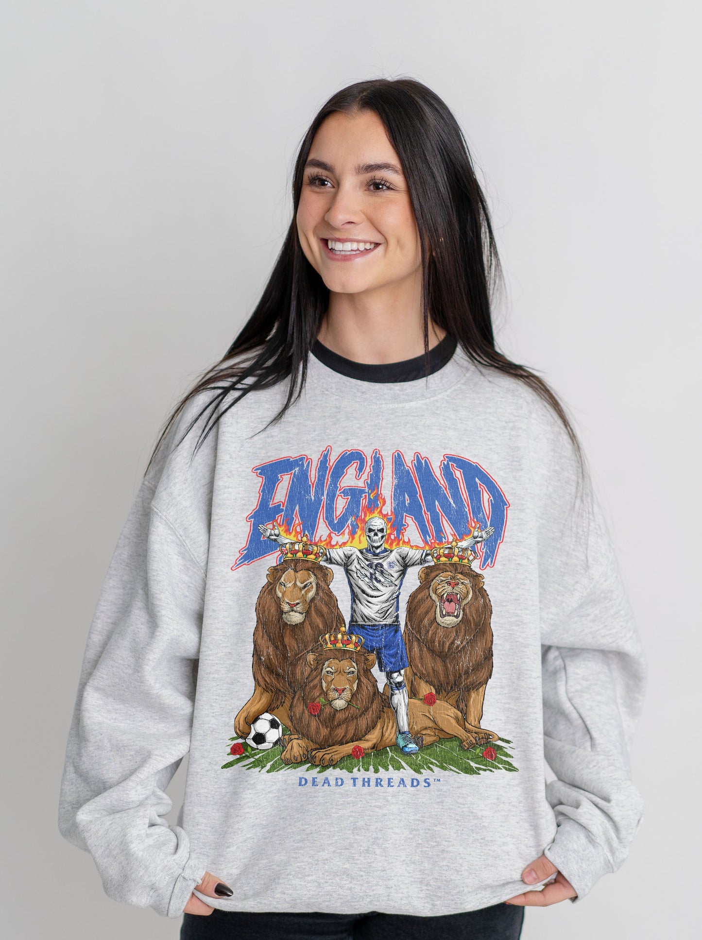 ENGLAND SOCCER CREWNECK SWEATSHIRT – Sweatshirt – Dead Threads Apparel