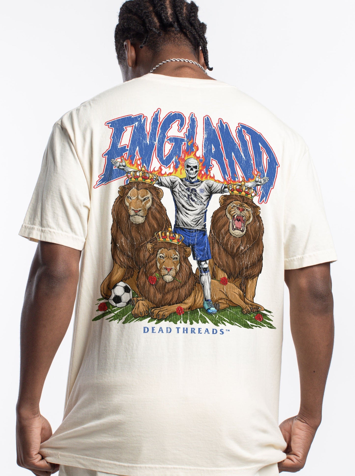 ENGLAND SOCCER - “DT ESSENTIAL" PREMIUM T - SHIRT – T-Shirt – Dead Threads Apparel