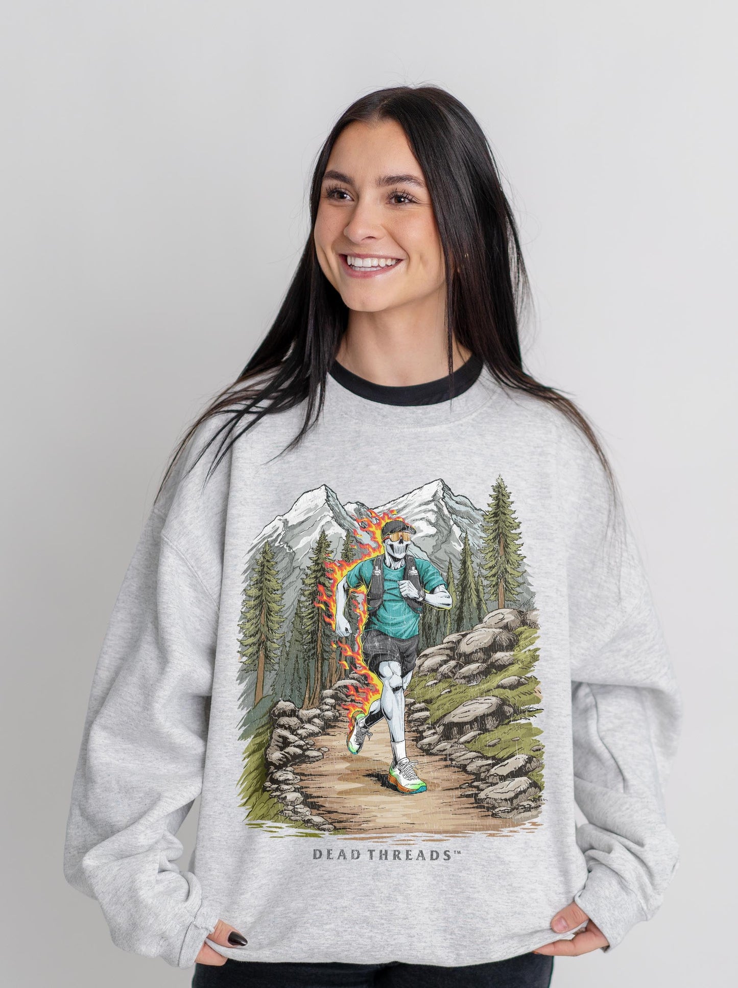 ENTRAIL RUN CREWNECK SWEATSHIRT – Sweatshirt – Dead Threads Apparel