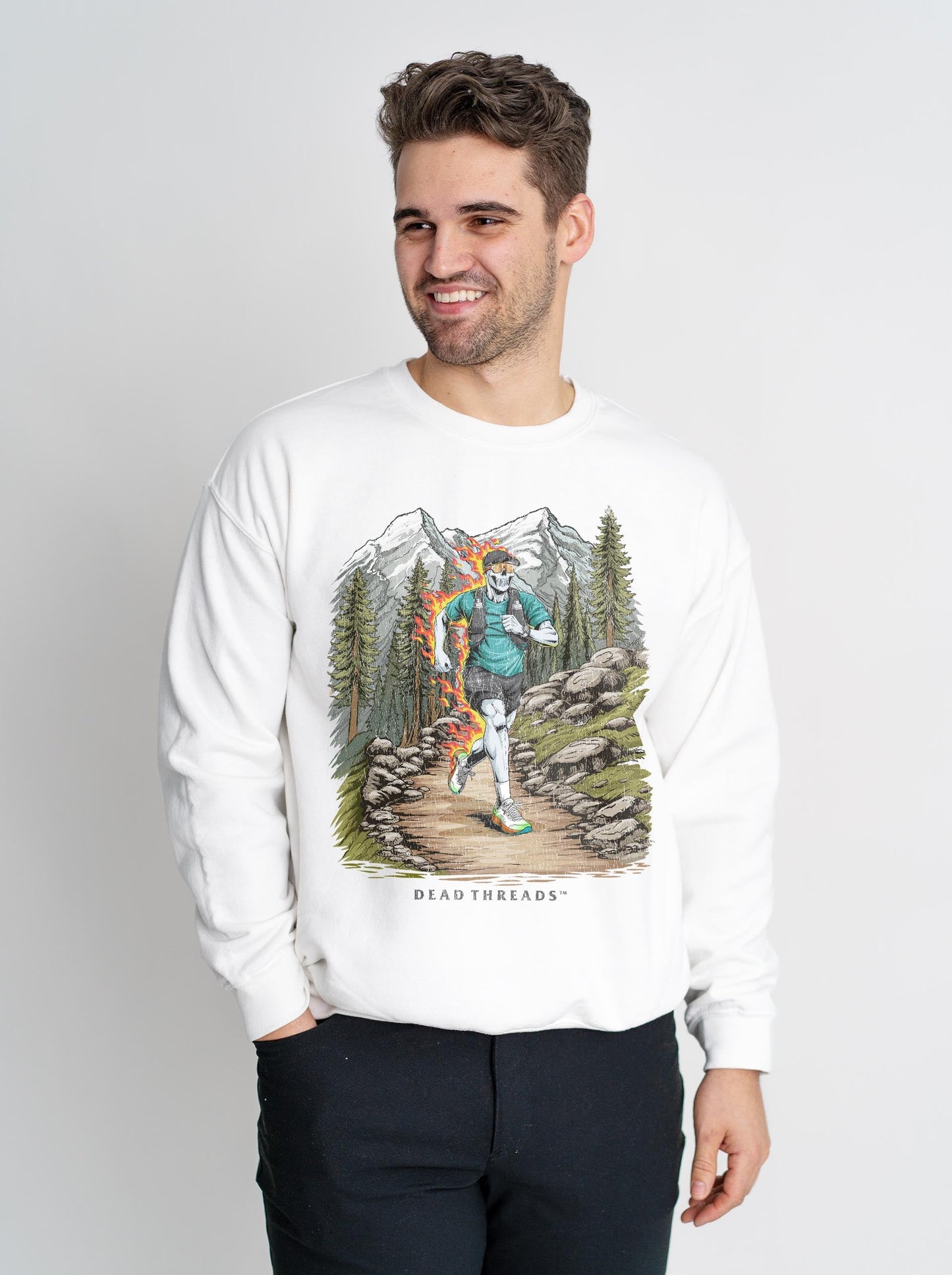 ENTRAIL RUN CREWNECK SWEATSHIRT – Sweatshirt – Dead Threads Apparel