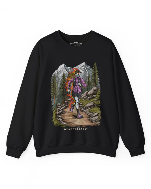 ENTRAIL RUN (FEMALE) - CREWNECK SWEATSHIRT – Sweatshirt – Dead Threads Apparel