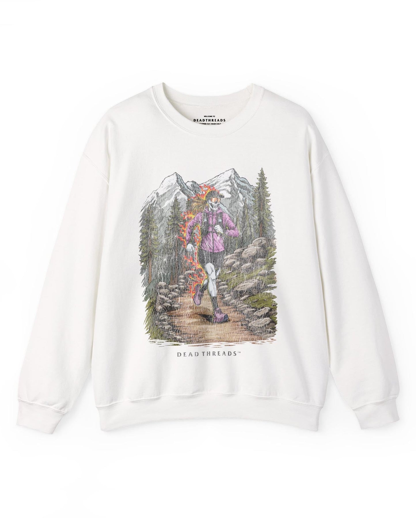 ENTRAIL RUN (FEMALE) - CREWNECK SWEATSHIRT – Sweatshirt – Dead Threads Apparel