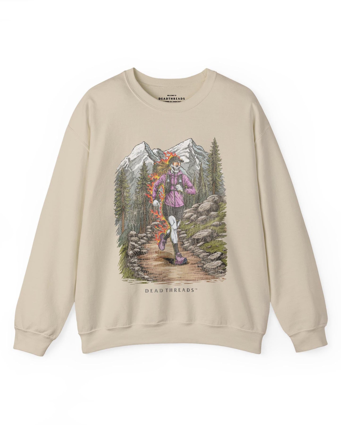 ENTRAIL RUN (FEMALE) - CREWNECK SWEATSHIRT – Sweatshirt – Dead Threads Apparel