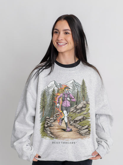 ENTRAIL RUN (FEMALE) - CREWNECK SWEATSHIRT – Sweatshirt – Dead Threads Apparel