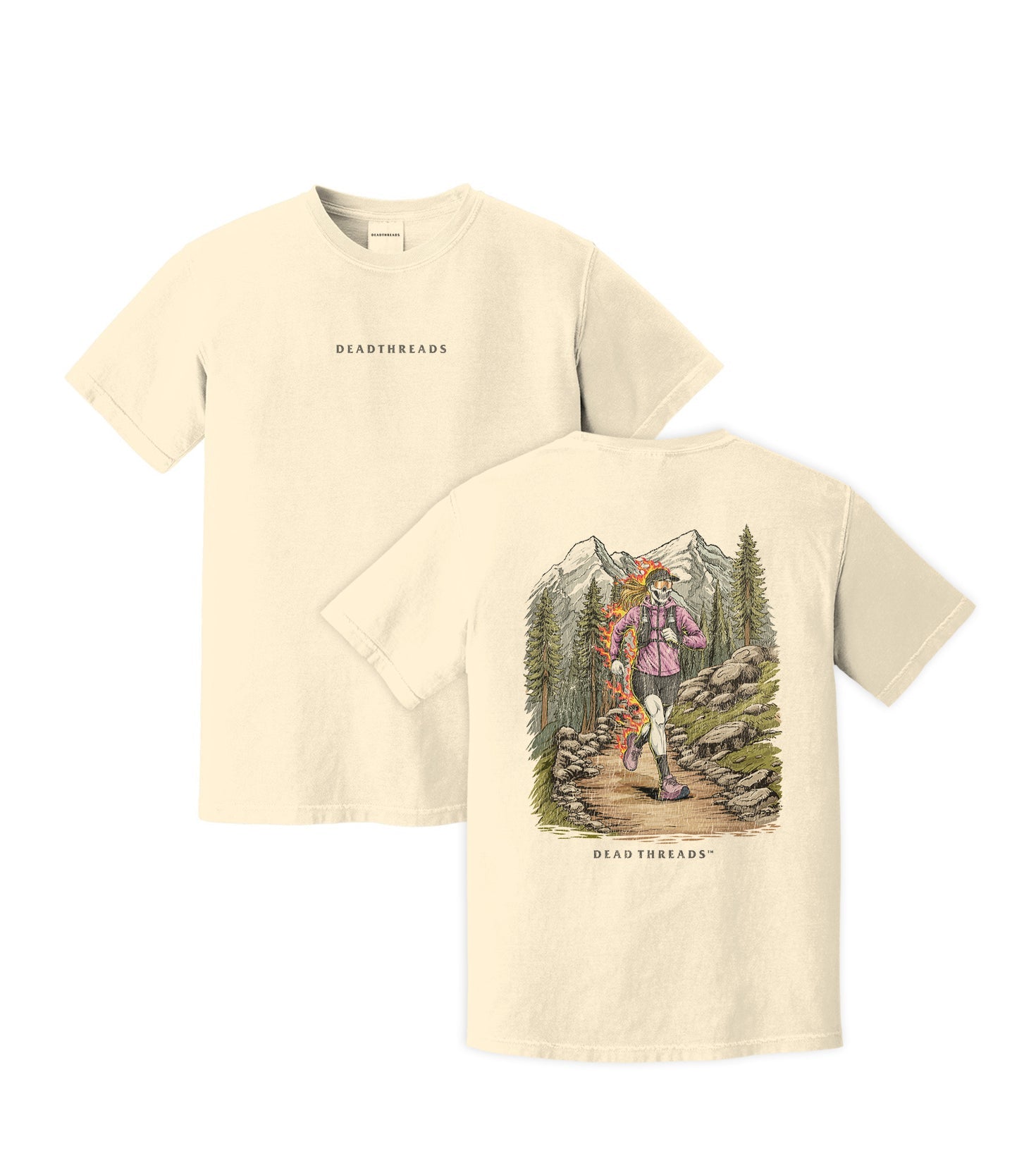ENTRAIL RUN (FEMALE) - “DT ESSENTIAL" PREMIUM T - SHIRT – T-Shirt – Dead Threads Apparel