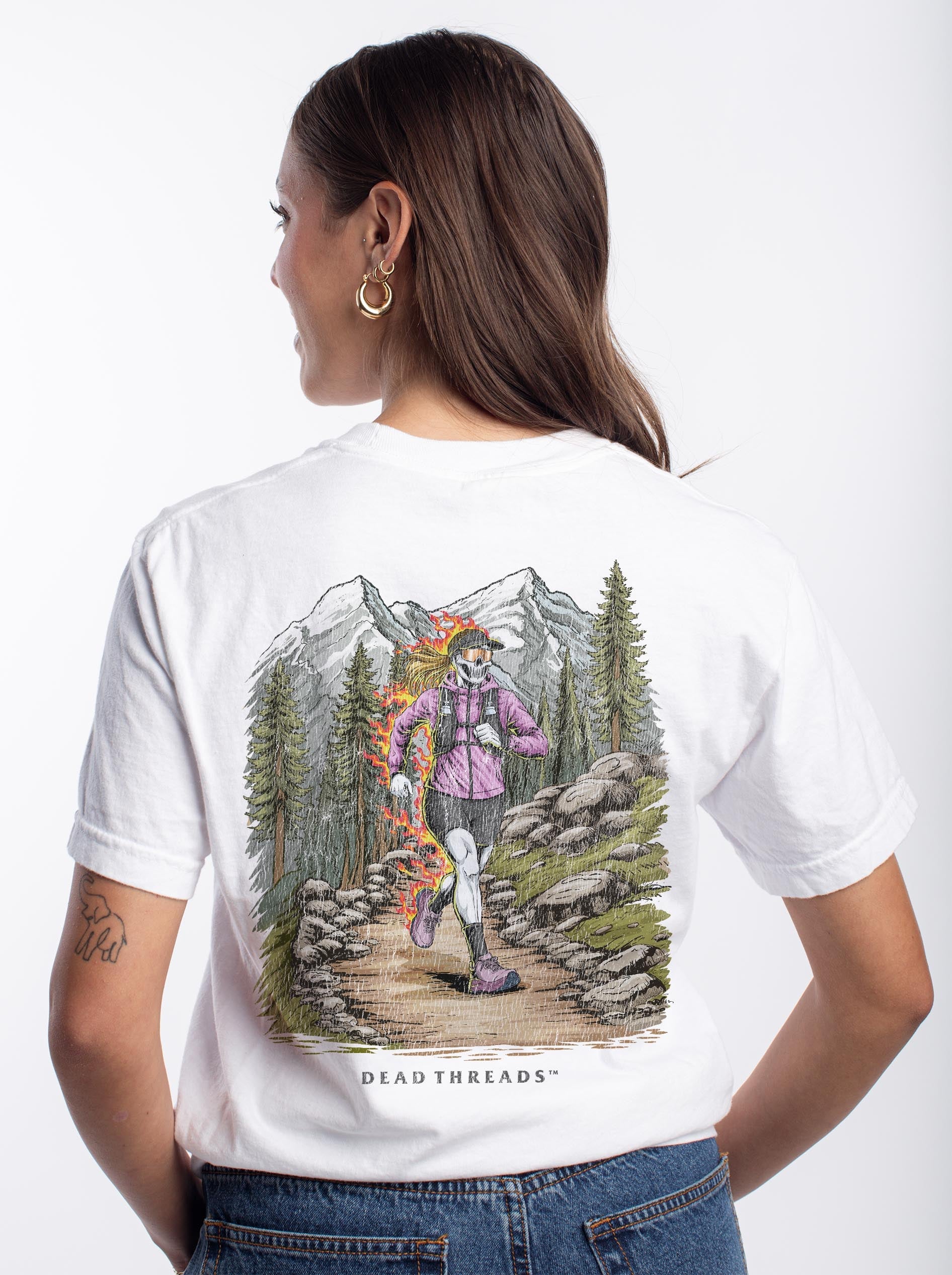 ENTRAIL RUN (FEMALE) - “DT ESSENTIAL" PREMIUM T - SHIRT – T-Shirt – Dead Threads Apparel