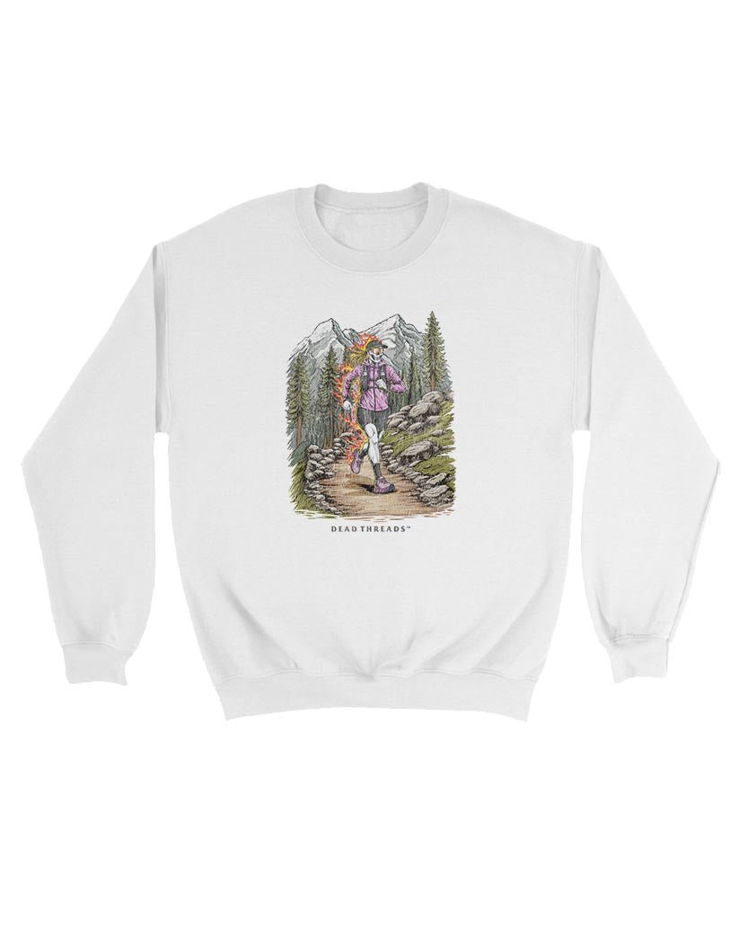 ENTRAIL RUN (FEMALE) - KIDS CREWNECK SWEATSHIRT – Kids clothes – Dead Threads Apparel