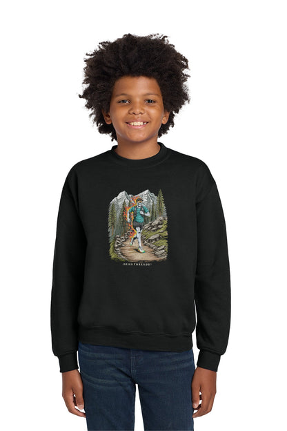 ENTRAIL RUN KIDS CREWNECK SWEATSHIRT – Kids clothes – Dead Threads Apparel