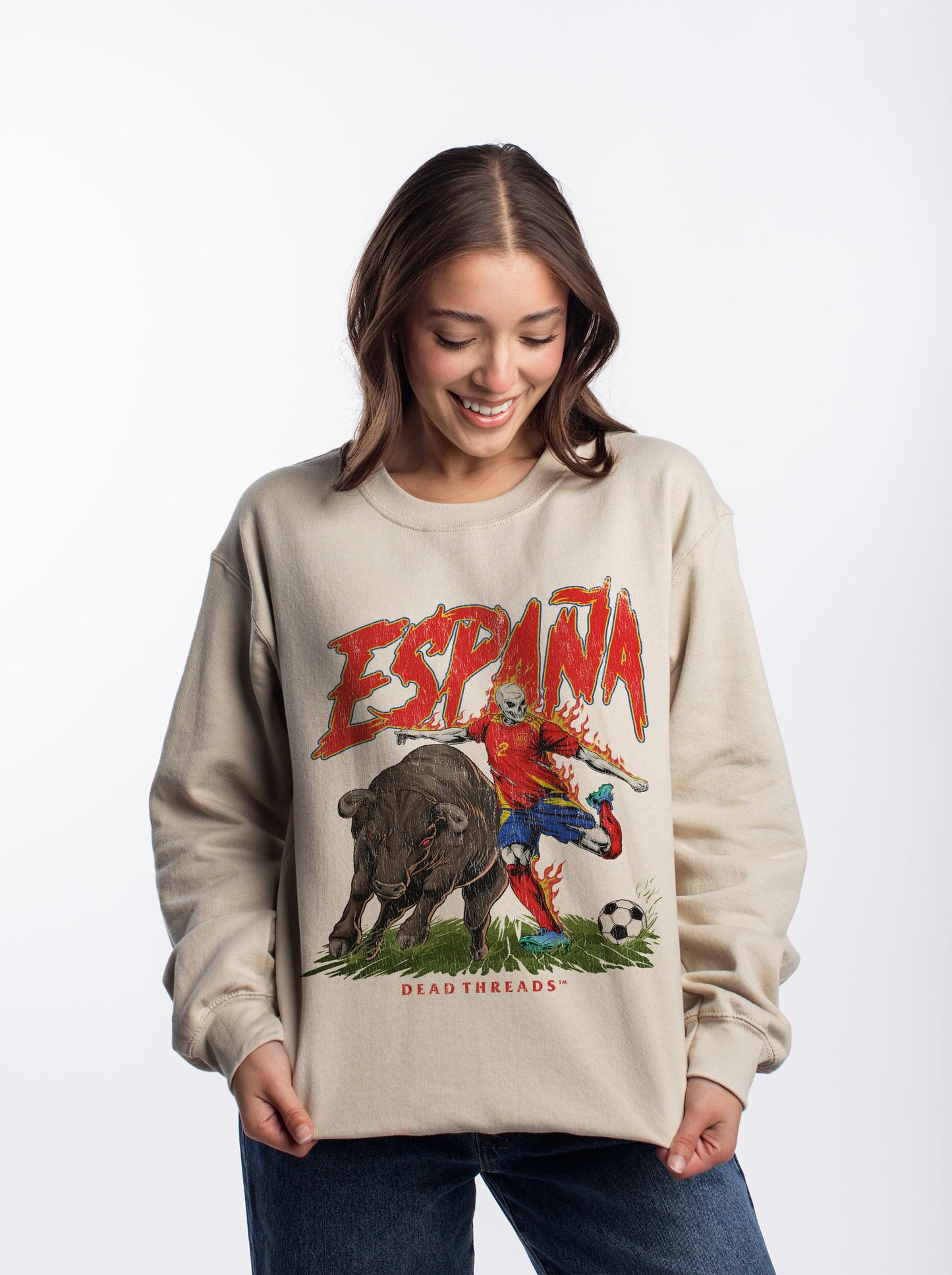 ESPAÑA SOCCER CREWNECK SWEATSHIRT – Sweatshirt – Dead Threads Apparel