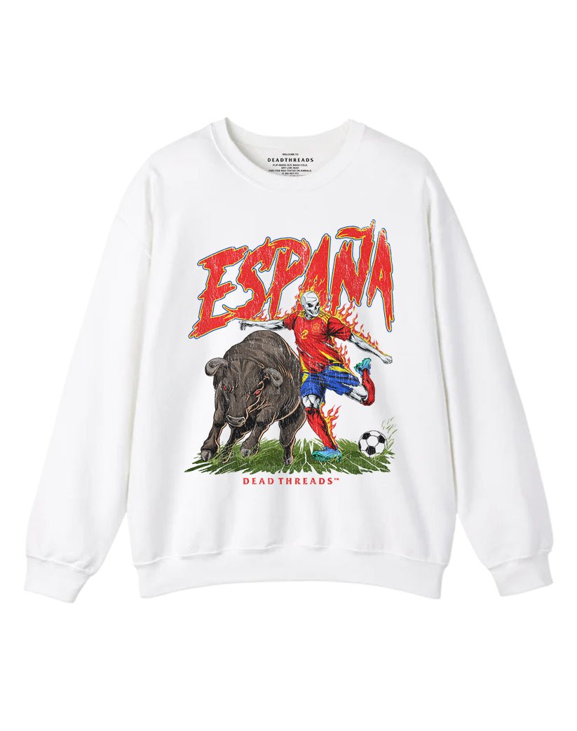 ESPAÑA SOCCER CREWNECK SWEATSHIRT – Sweatshirt – Dead Threads Apparel
