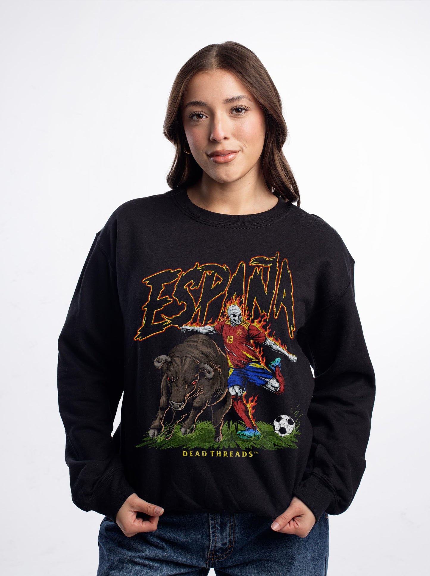 ESPAÑA SOCCER CREWNECK SWEATSHIRT – Sweatshirt – Dead Threads Apparel