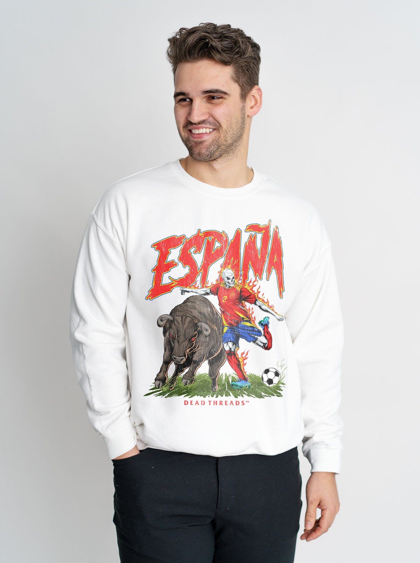 ESPAÑA SOCCER CREWNECK SWEATSHIRT – Sweatshirt – Dead Threads Apparel