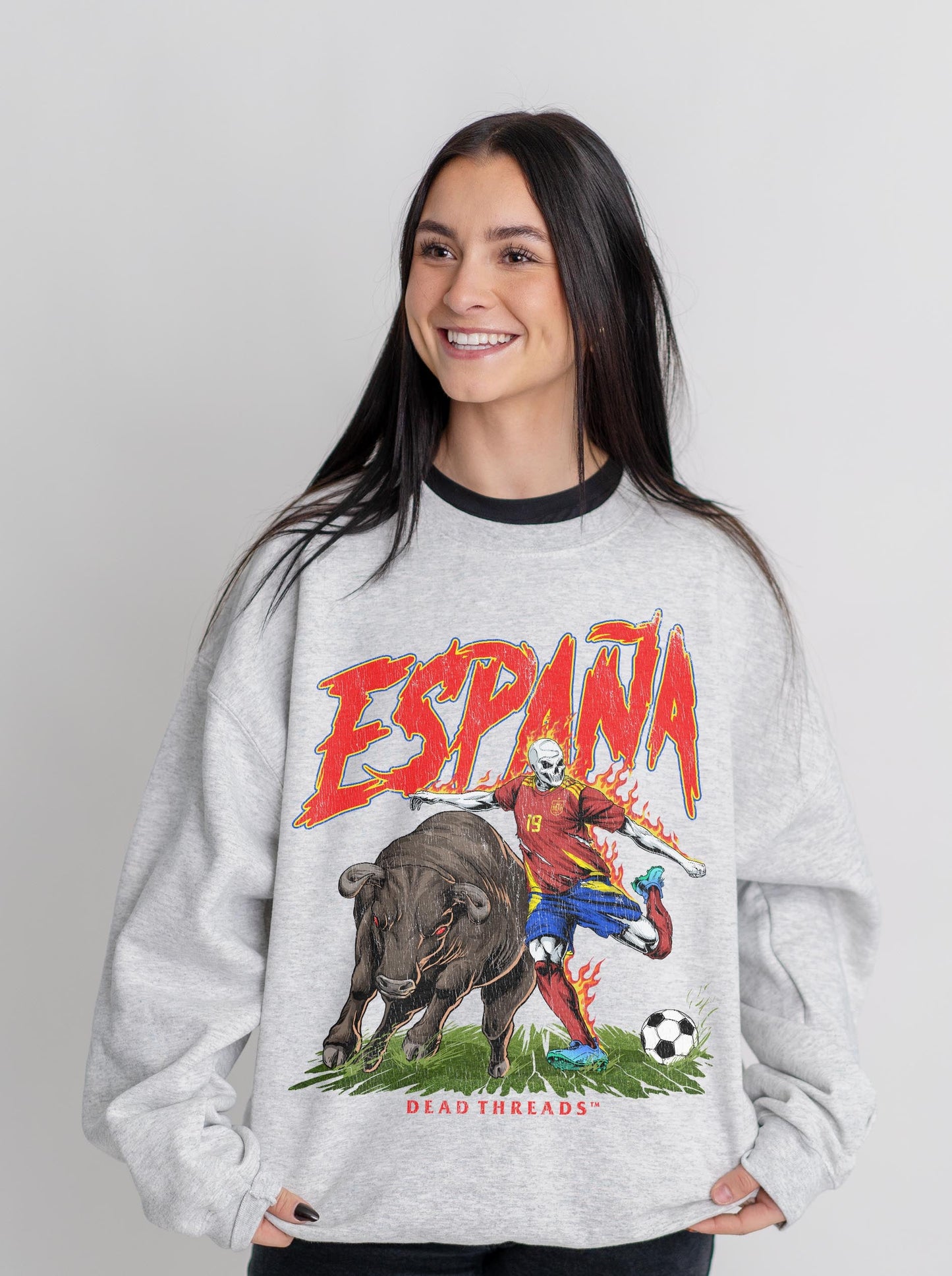 ESPAÑA SOCCER CREWNECK SWEATSHIRT – Sweatshirt – Dead Threads Apparel