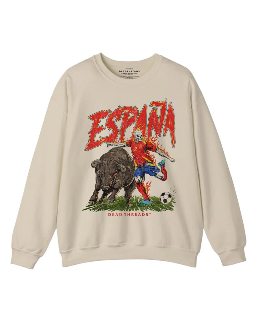 ESPAÑA SOCCER CREWNECK SWEATSHIRT – Sweatshirt – Dead Threads Apparel