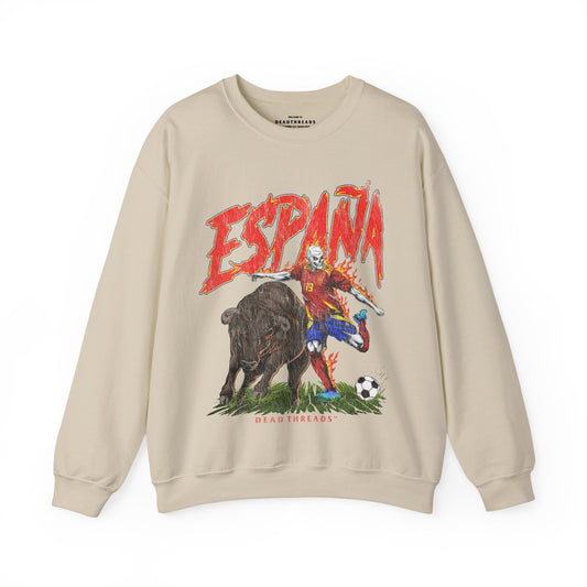 ESPAÑA SOCCER CREWNECK SWEATSHIRT – Sweatshirt – Dead Threads Apparel