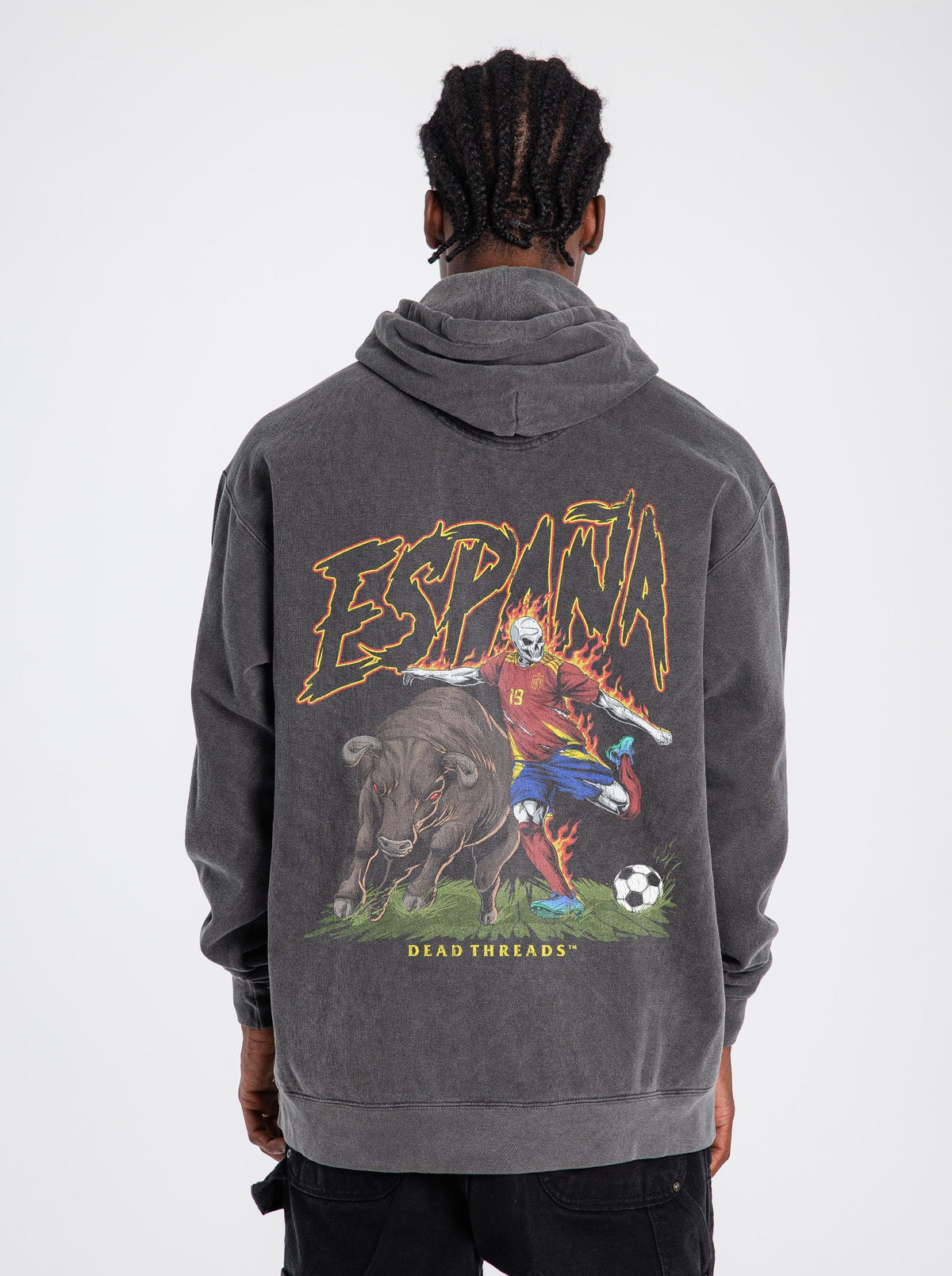ESPAÑA SOCCER - “DT ESSENTIAL" HOODIE – Hoodie – Dead Threads Apparel
