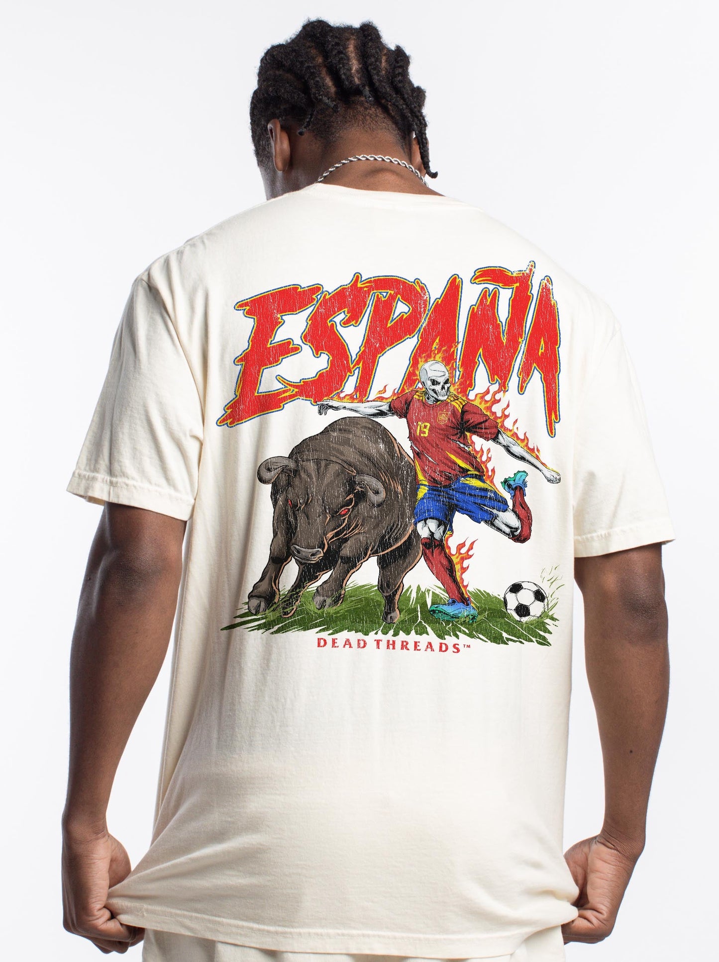 ESPAÑA SOCCER - “DT ESSENTIAL" PREMIUM T-SHIRT – T-Shirt – Dead Threads Apparel
