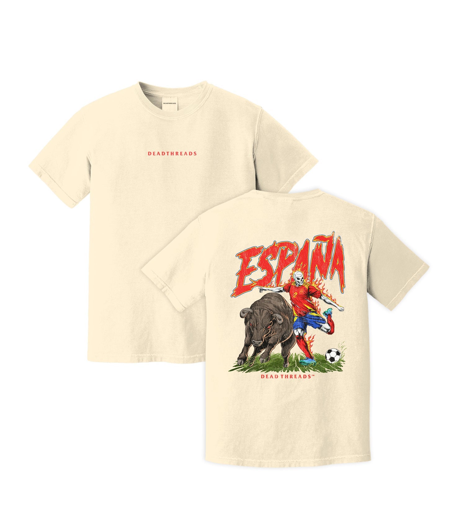 ESPAÑA SOCCER - “DT ESSENTIAL" PREMIUM T - SHIRT – T-Shirt – Dead Threads Apparel