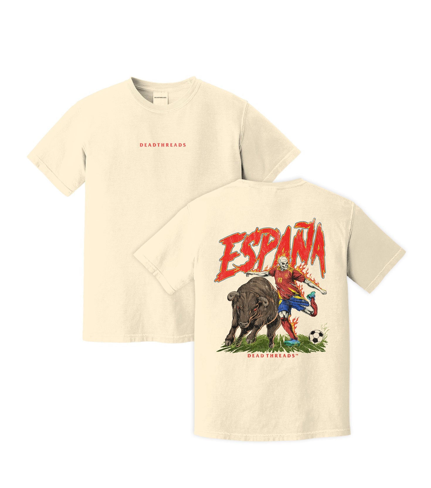 ESPAÑA SOCCER - “DT ESSENTIAL" PREMIUM T-SHIRT – T-Shirt – Dead Threads Apparel