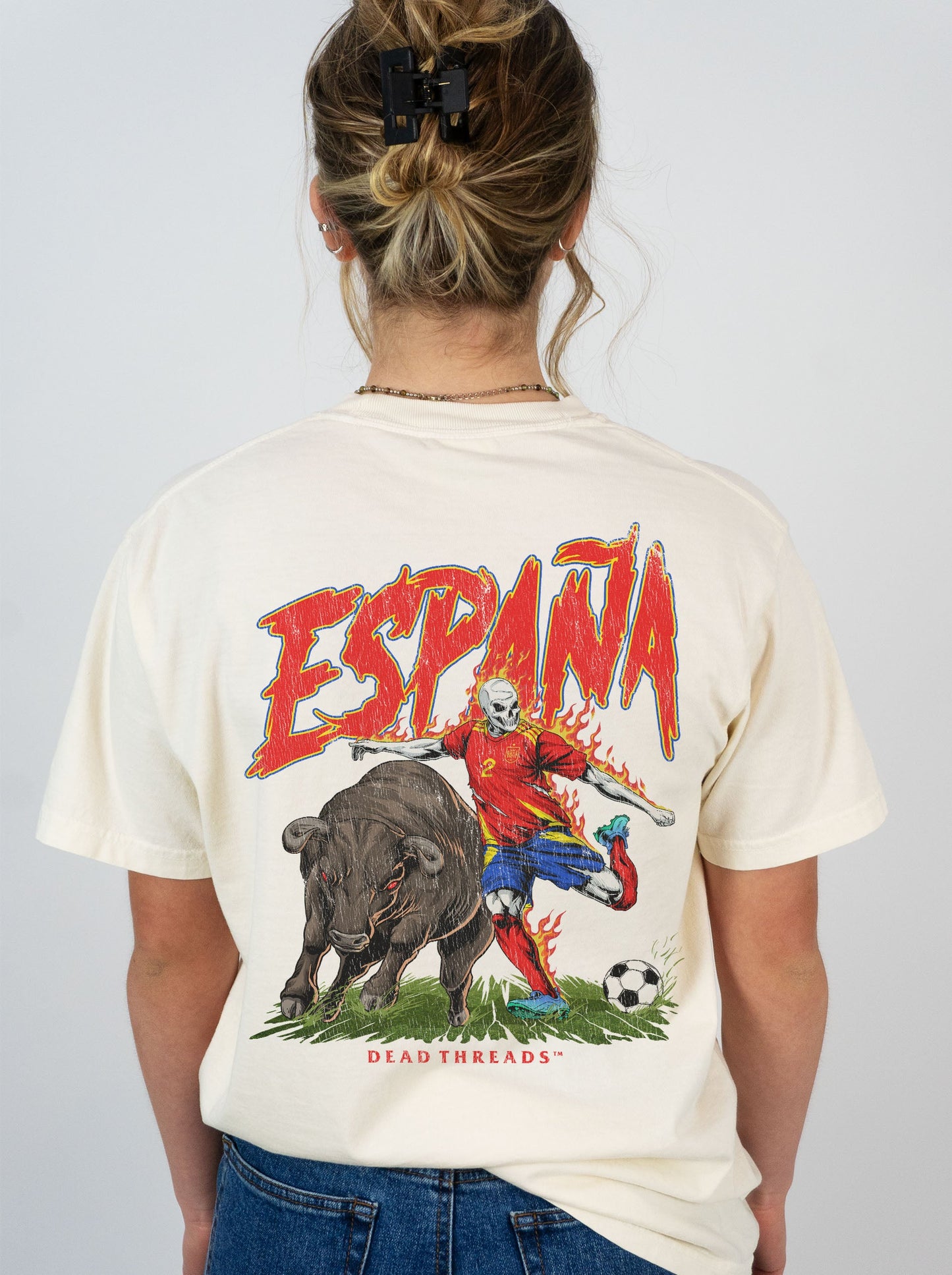 ESPAÑA SOCCER - “DT ESSENTIAL" PREMIUM T - SHIRT – T-Shirt – Dead Threads Apparel