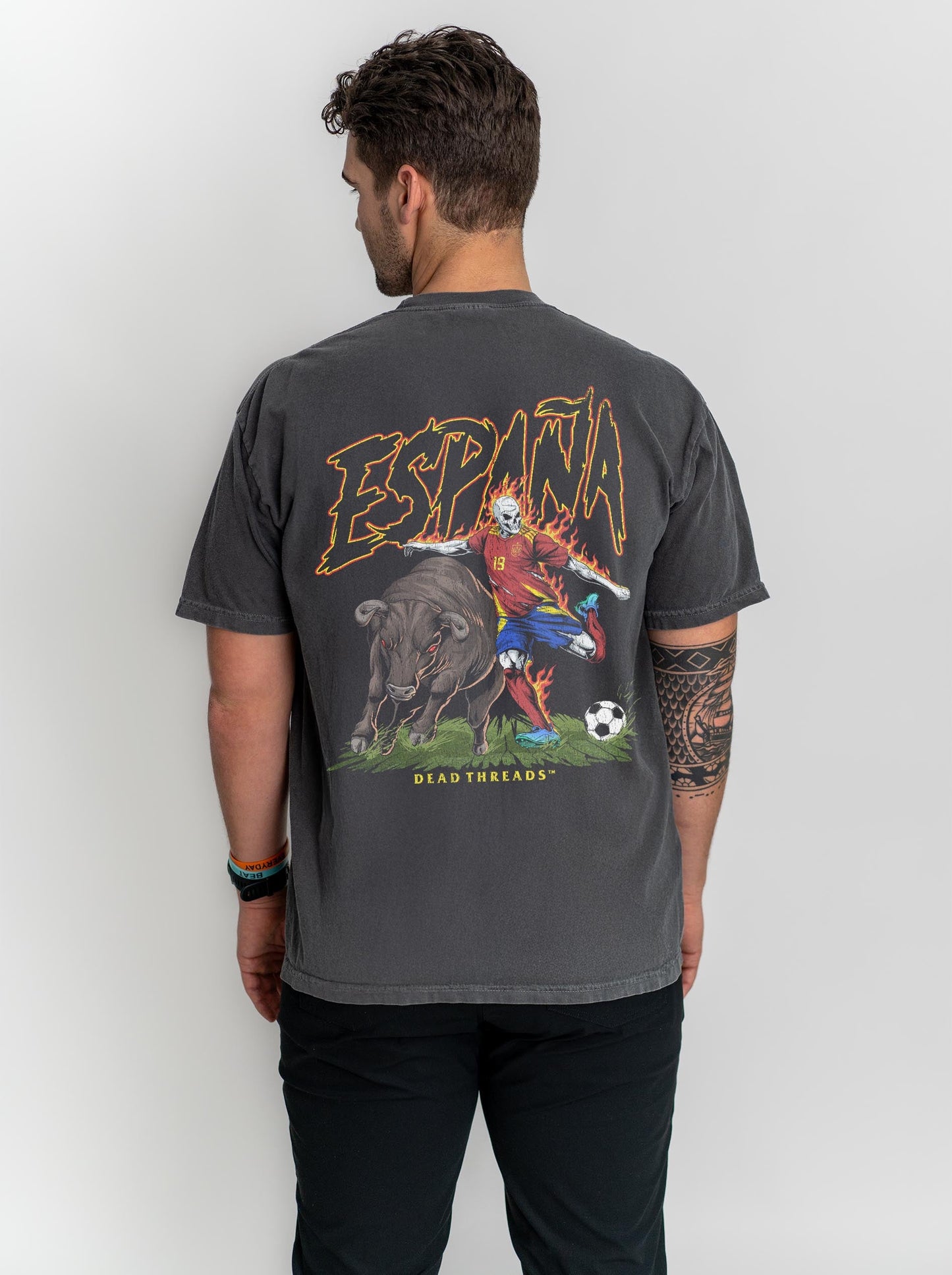 ESPAÑA SOCCER - “DT ESSENTIAL" PREMIUM T-SHIRT – T-Shirt – Dead Threads Apparel