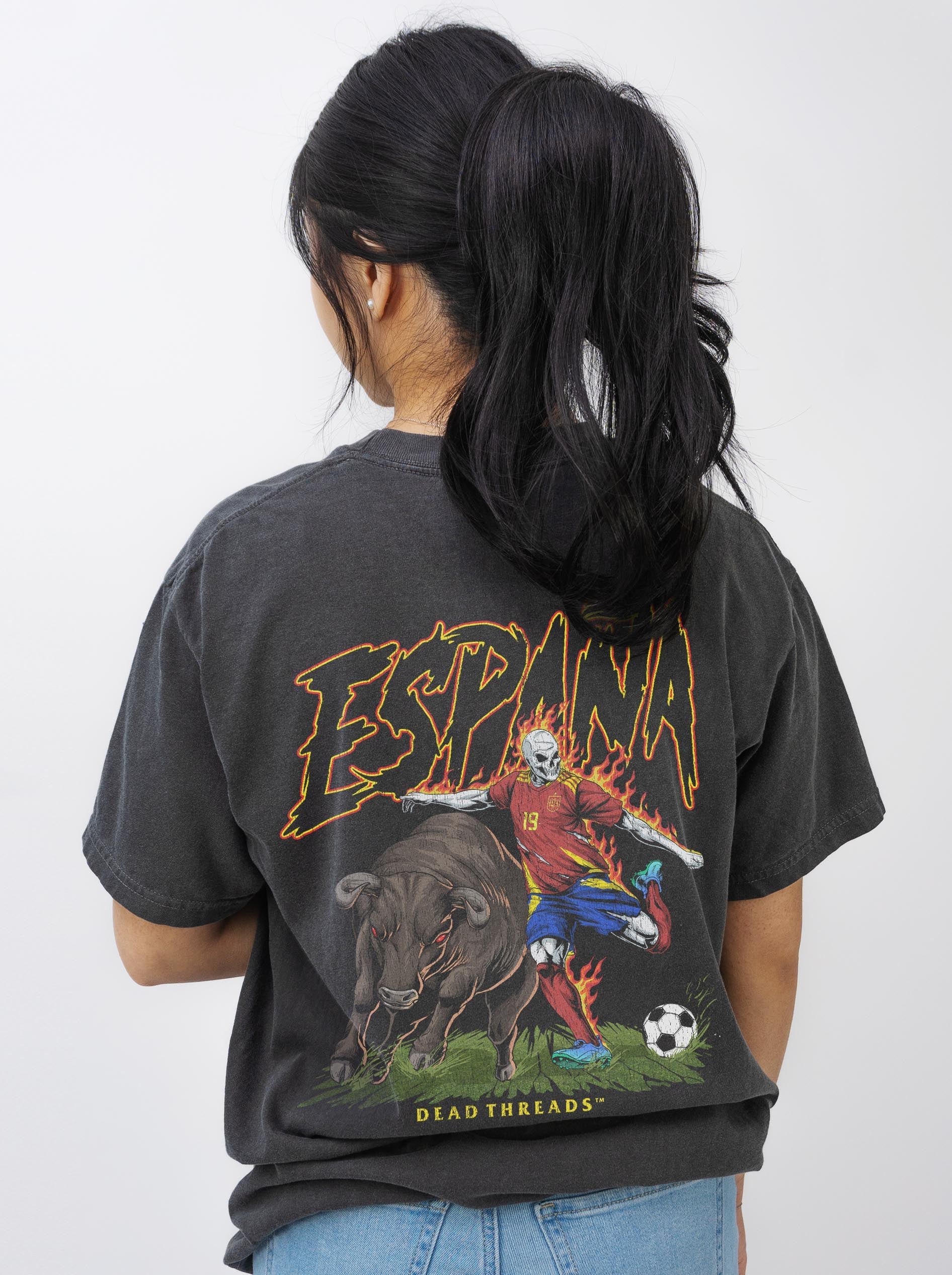 ESPAÑA SOCCER - “DT ESSENTIAL" PREMIUM T-SHIRT – T-Shirt – Dead Threads Apparel