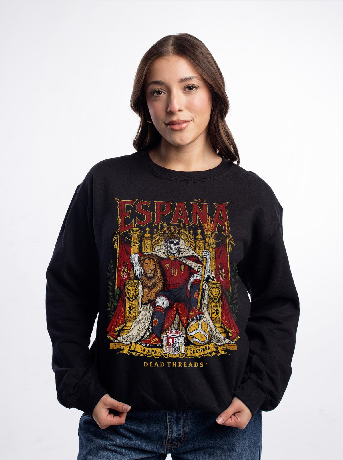 ESPAÑA v2 - CREWNECK SWEATSHIRT – Sweatshirt – Dead Threads Apparel